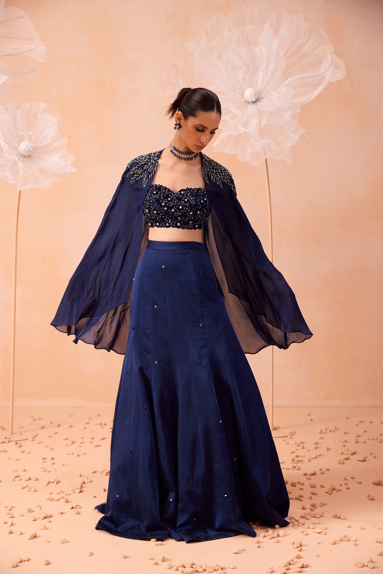 Blue Cape Lehanga Set