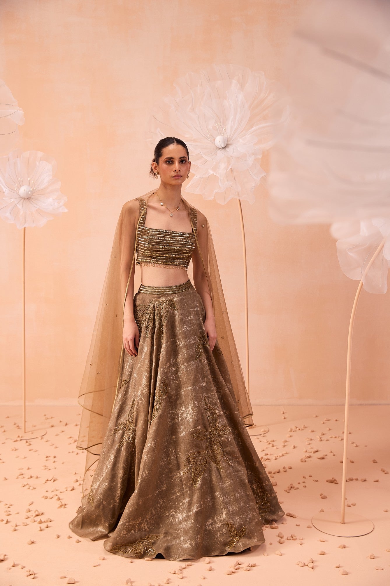 Gold Glory Lehanga Set