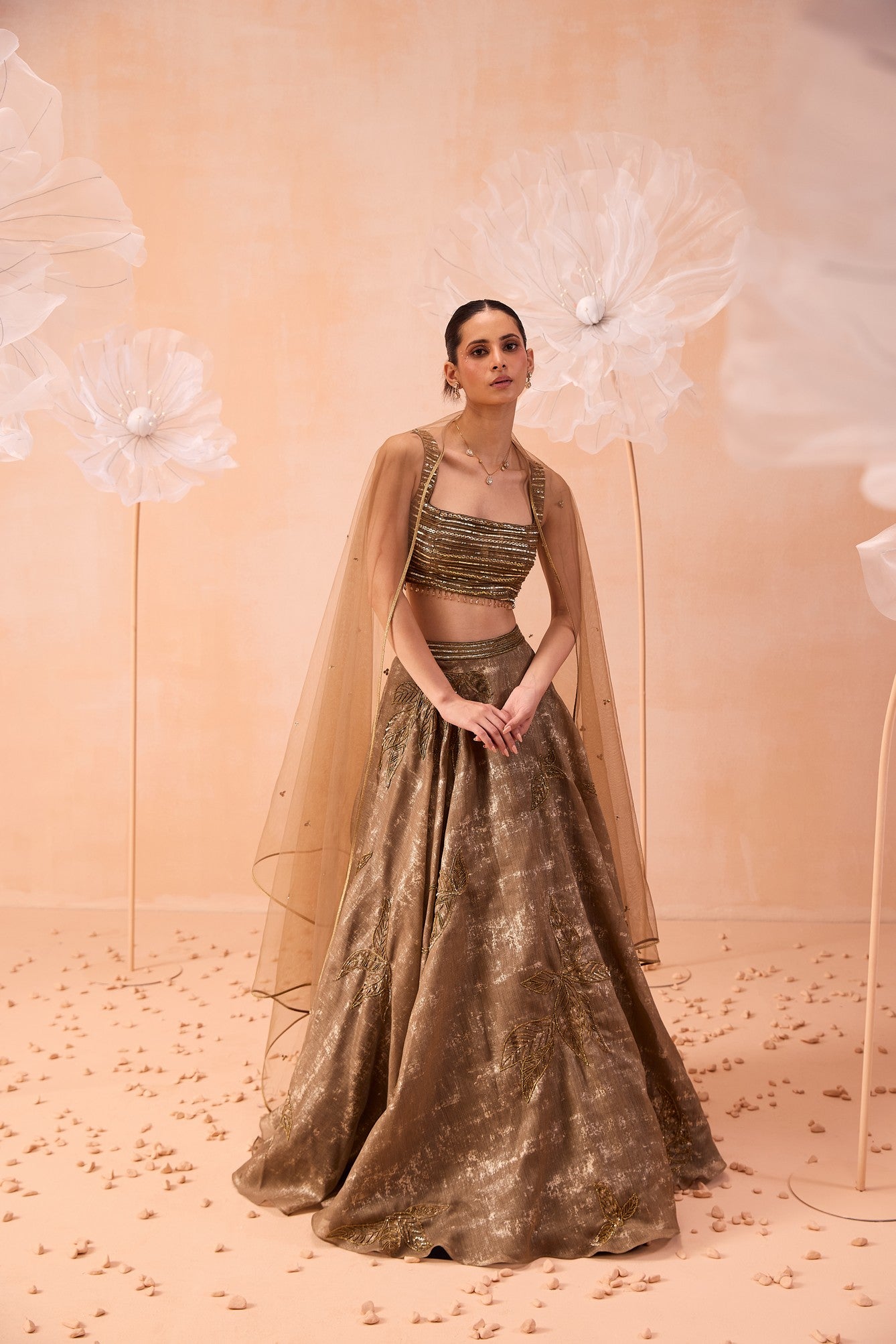 Gold Glory Lehanga Set
