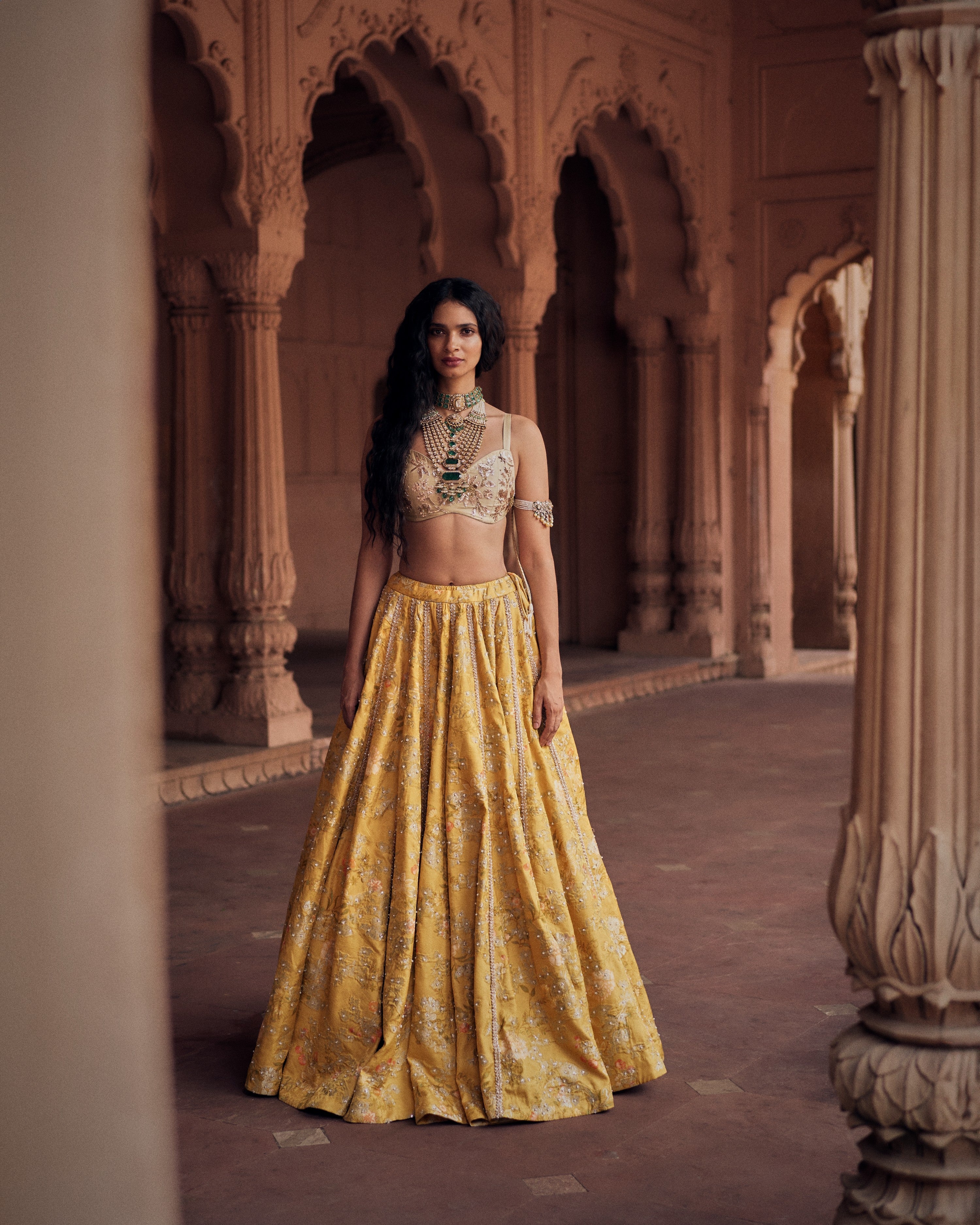 RUBY LEHENGA SET