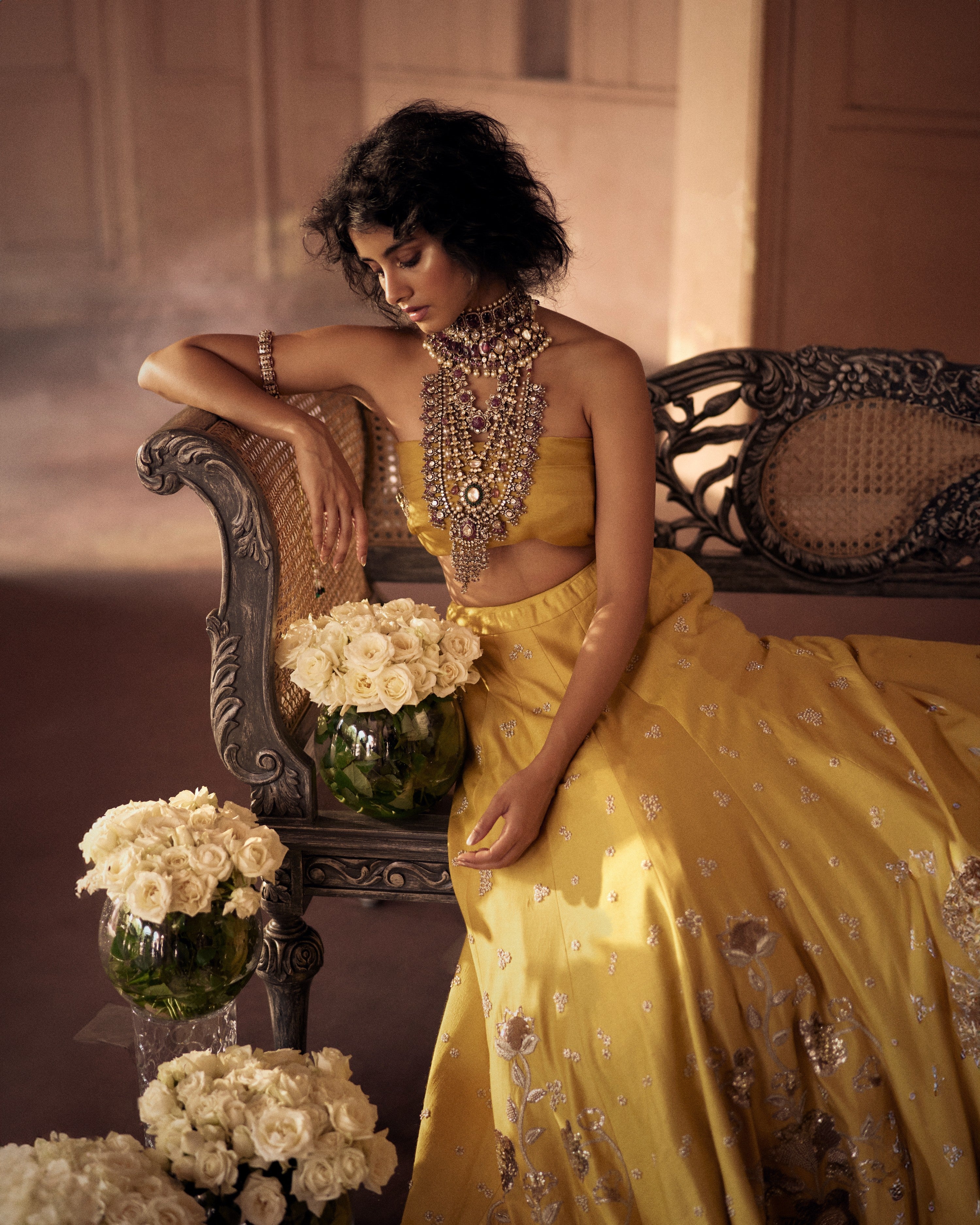 SAGE LEHENGA SET