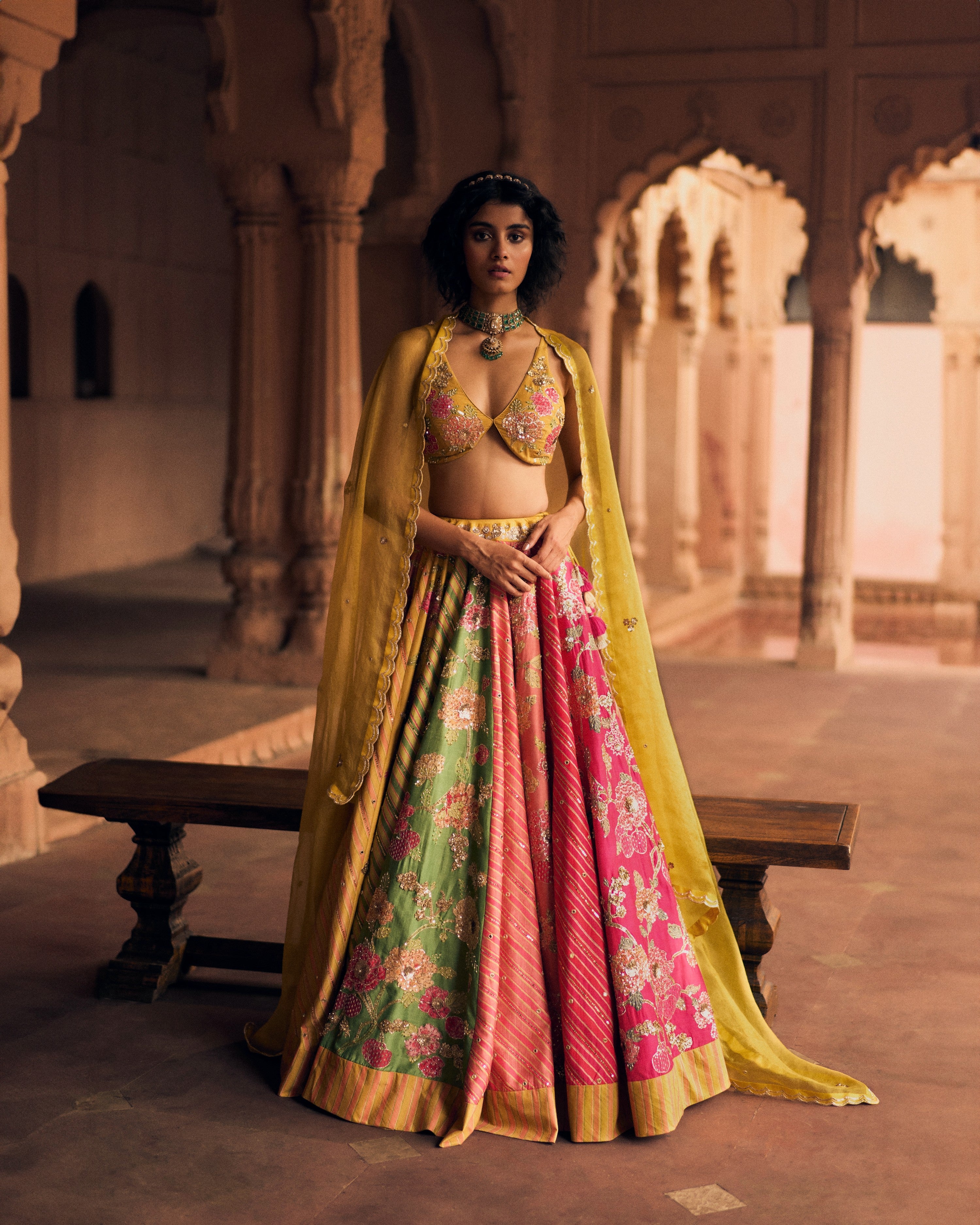 BHAKTHI LEHENGA SET