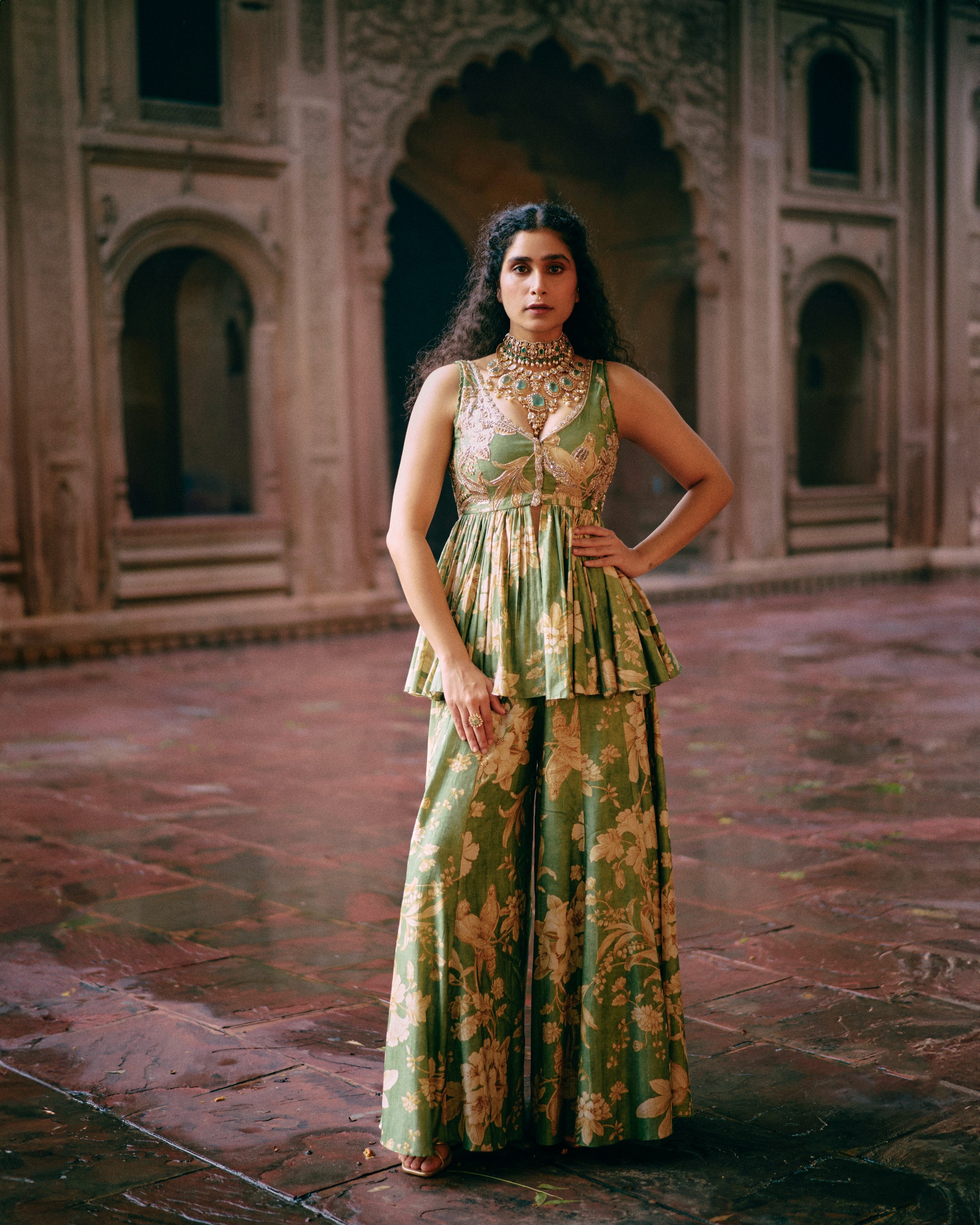 MAEVE PEPLUM SET