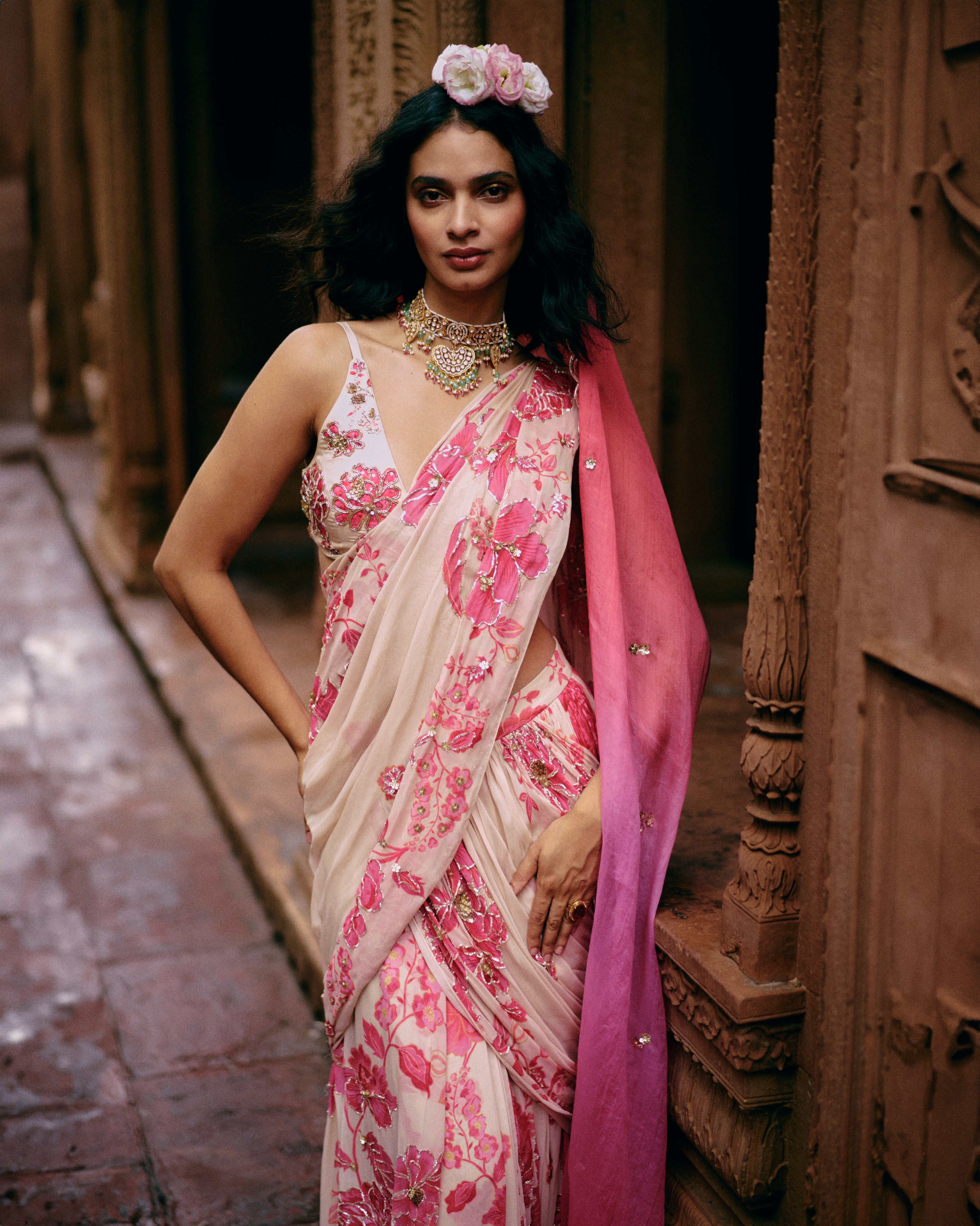 EVERLY SAREE SET