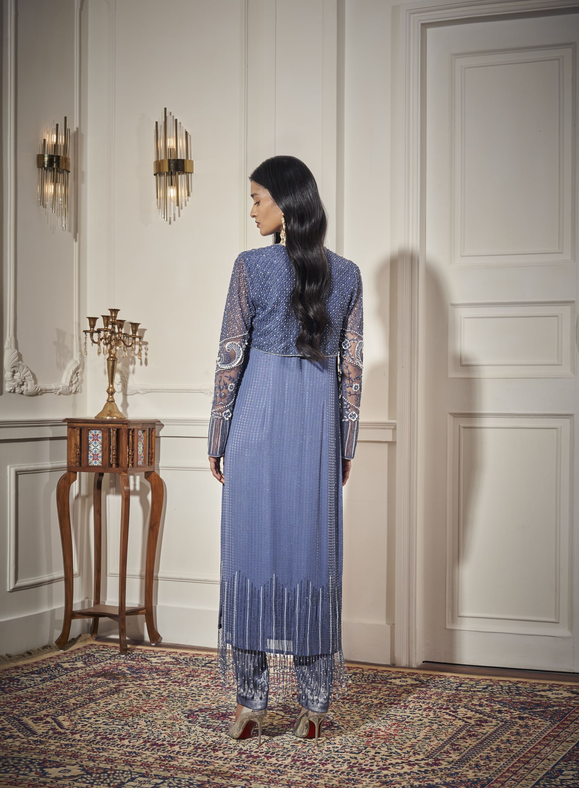 Long Kurta, Bolero/Shrug/Cape, Pants
