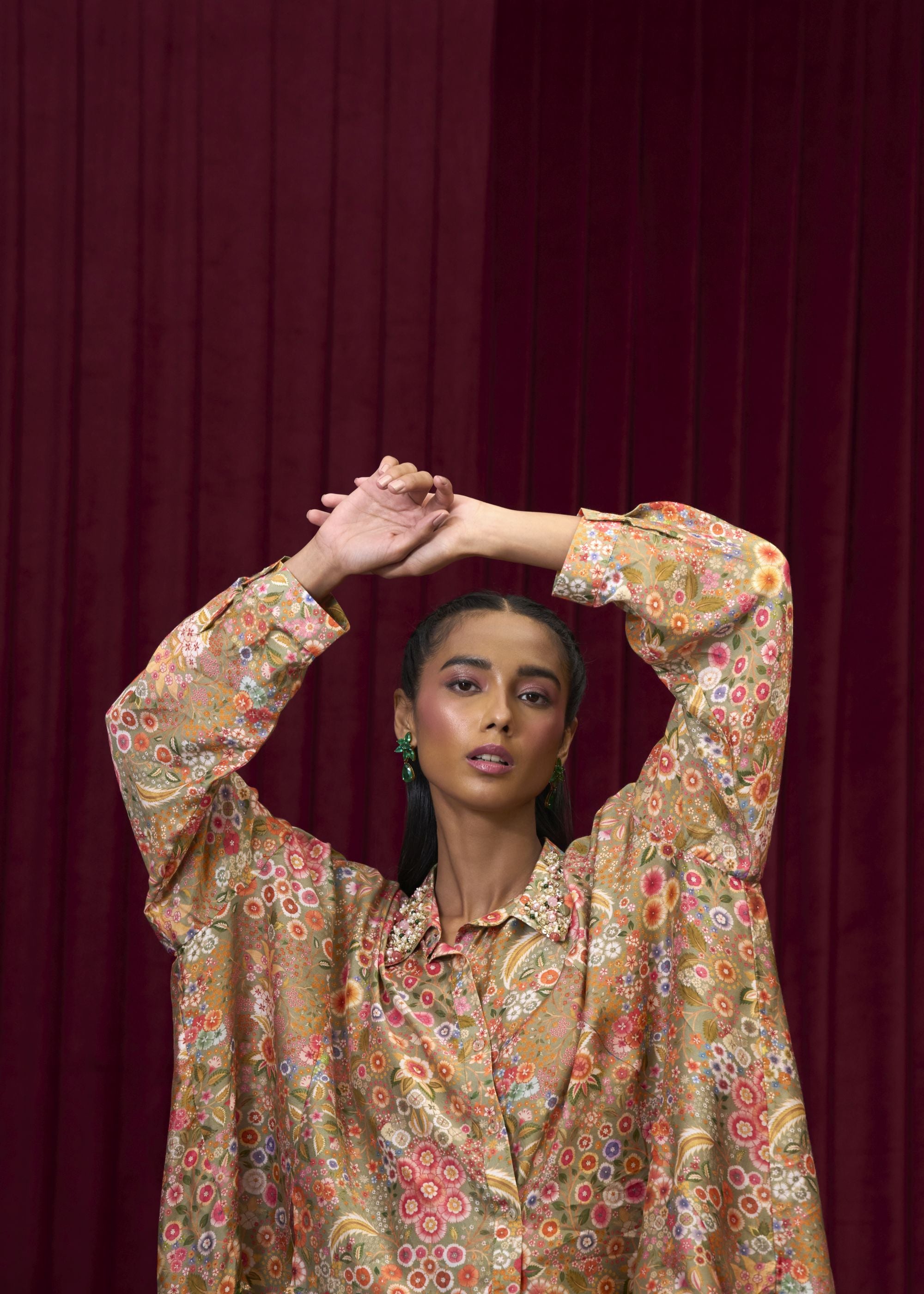 Groove Shirt Skirt Set