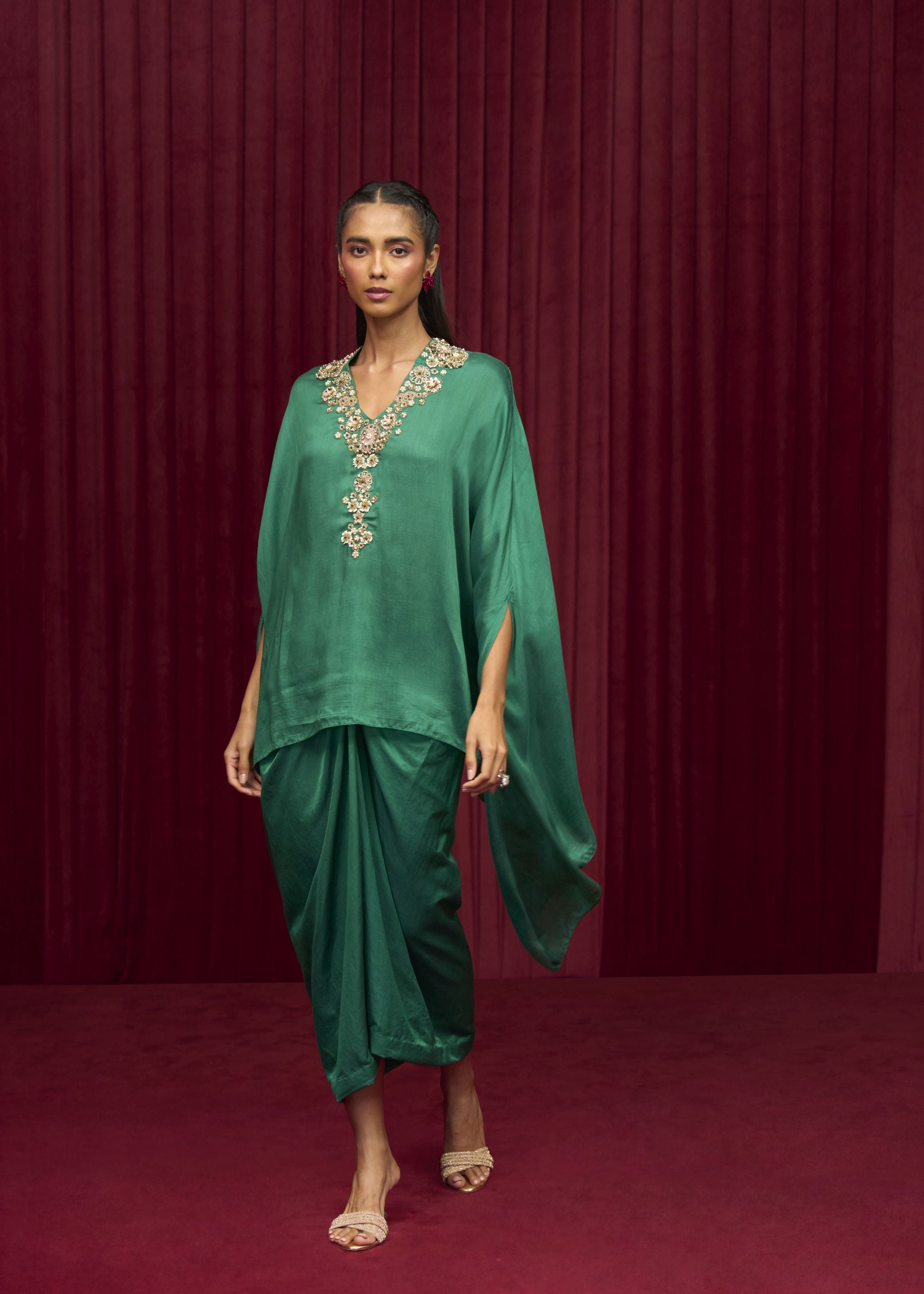 Lilt Cape Skirt Set