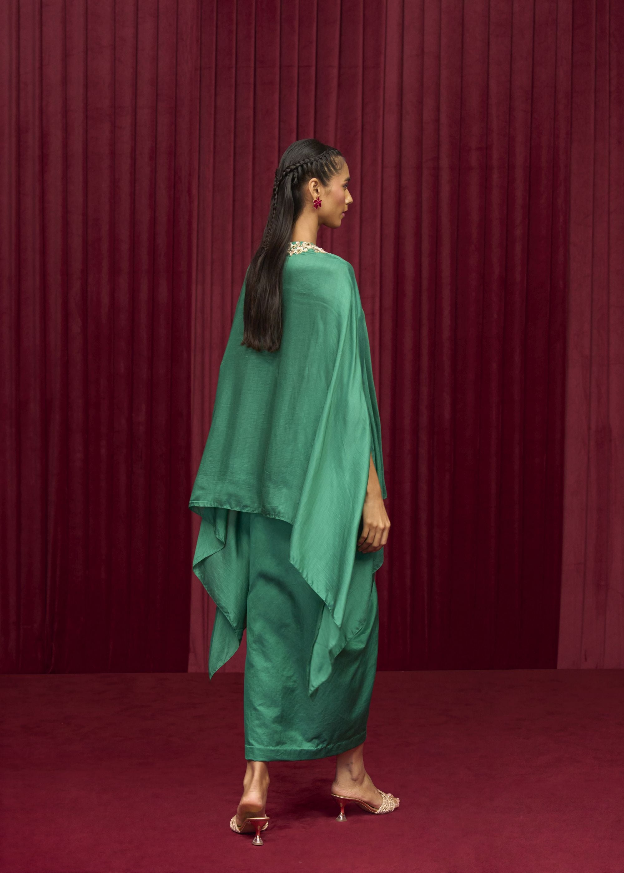 Lilt Cape Skirt Set