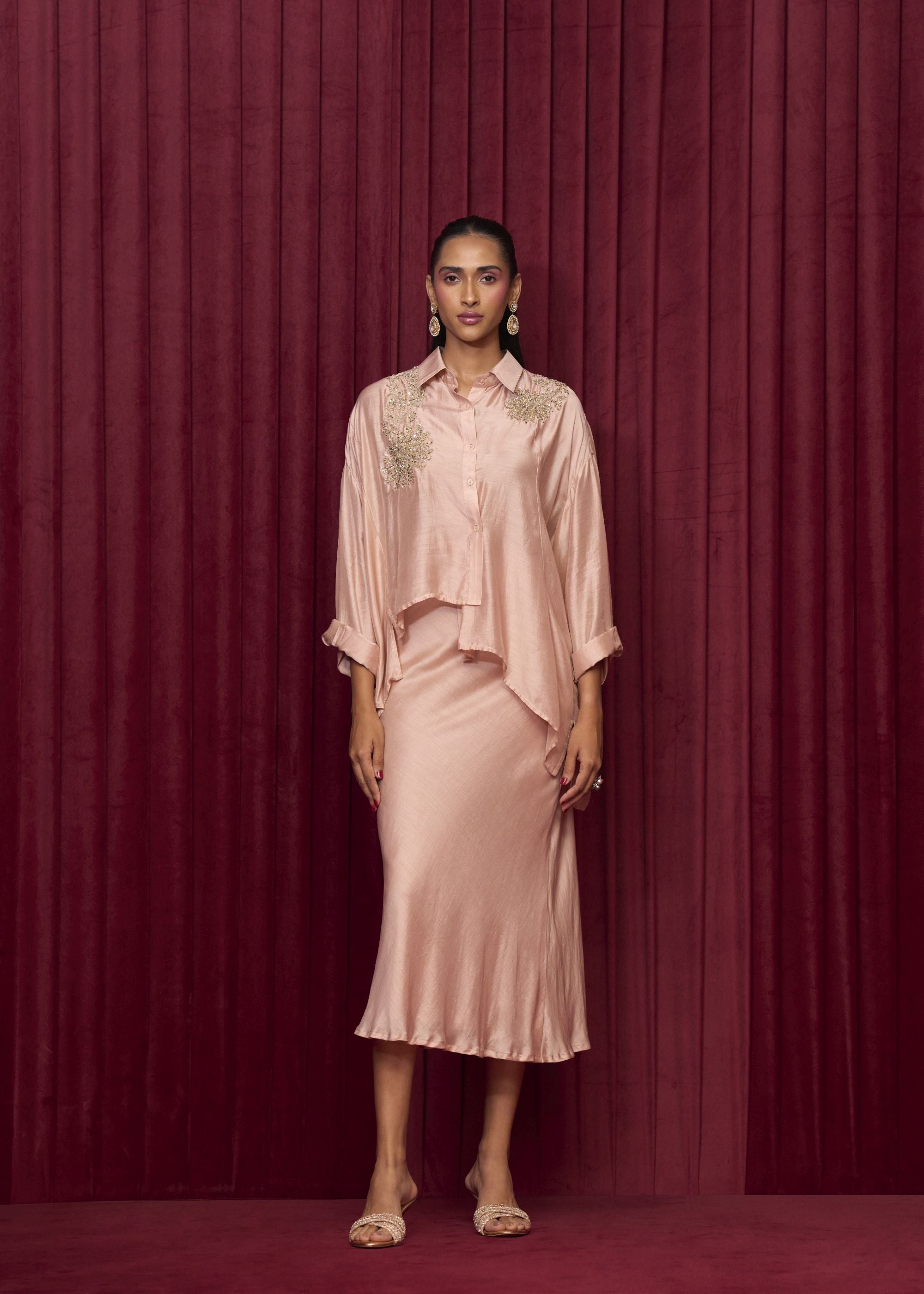 Ballad Shirt Skirt Set
