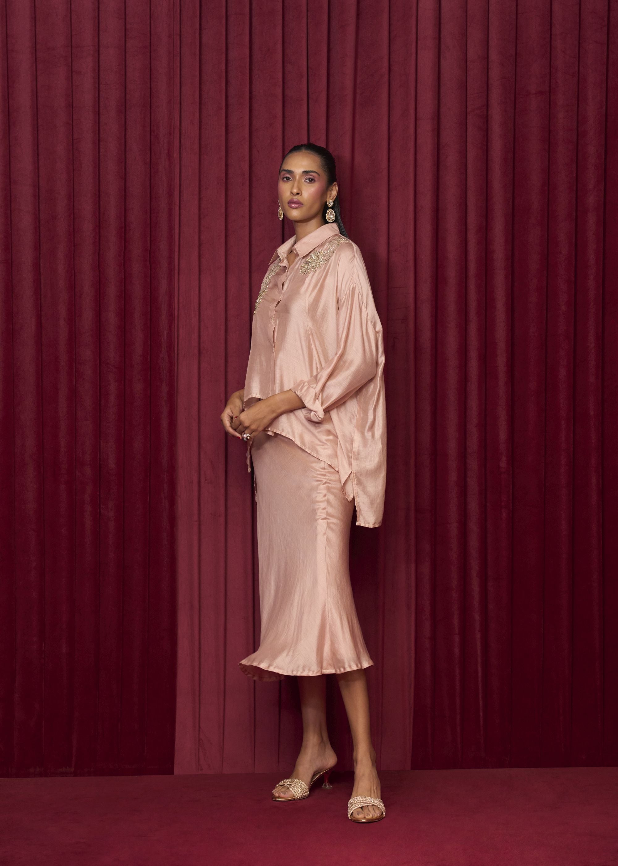 Ballad Shirt Skirt Set
