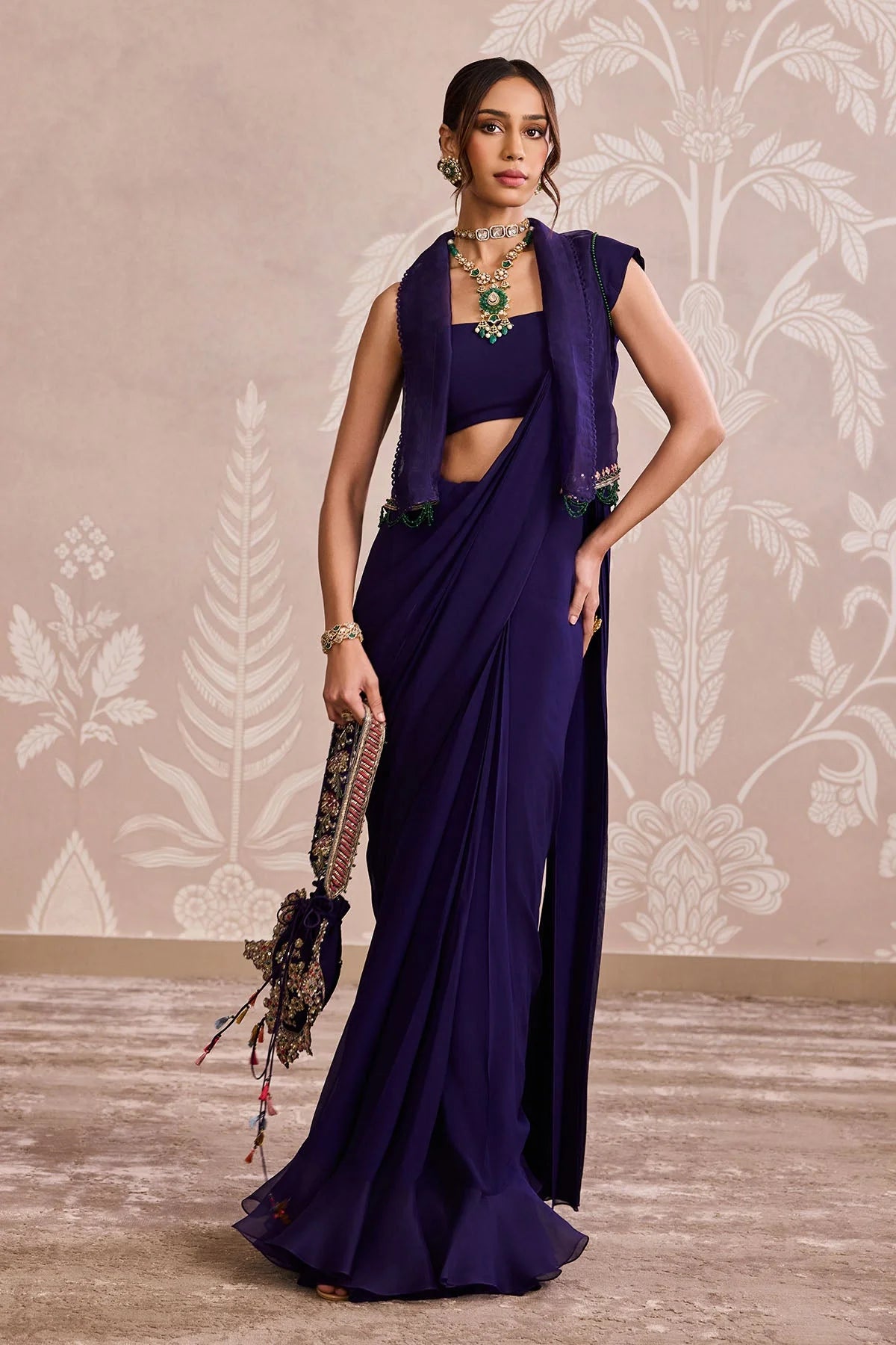 Topaz Saree Set