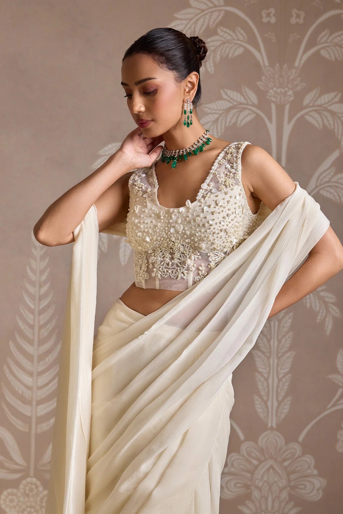 Spindle Saree Set