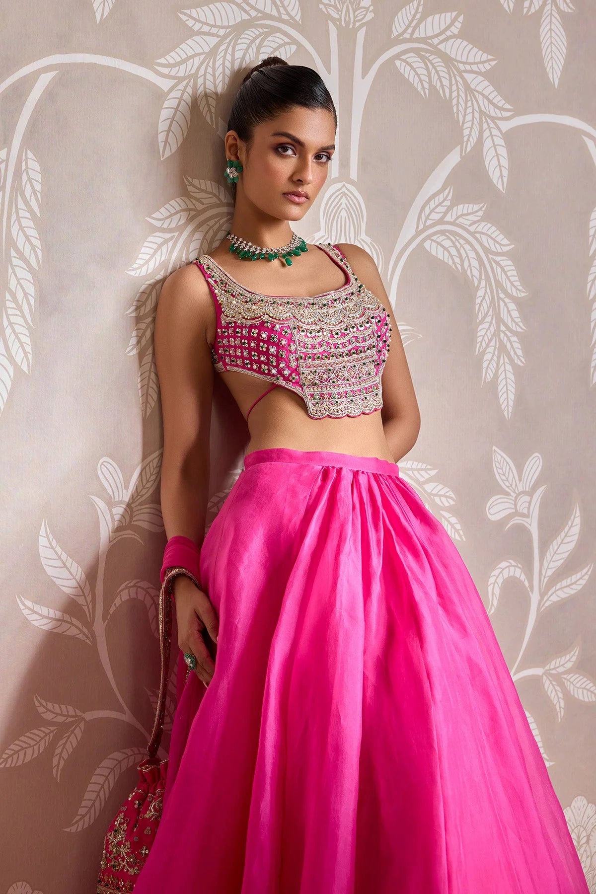 Floret lehenga set