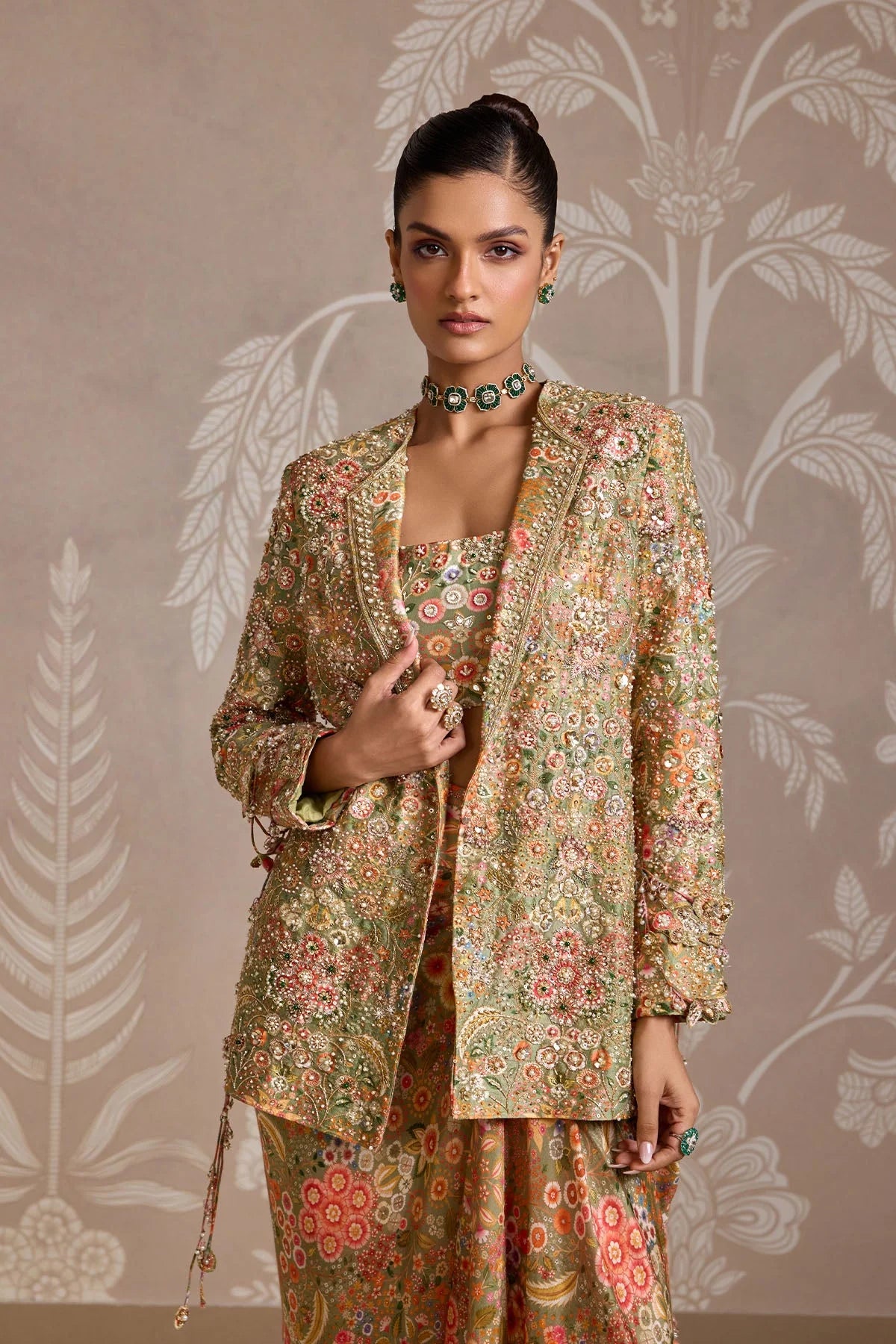 Intertwine Jacket Skirt Set