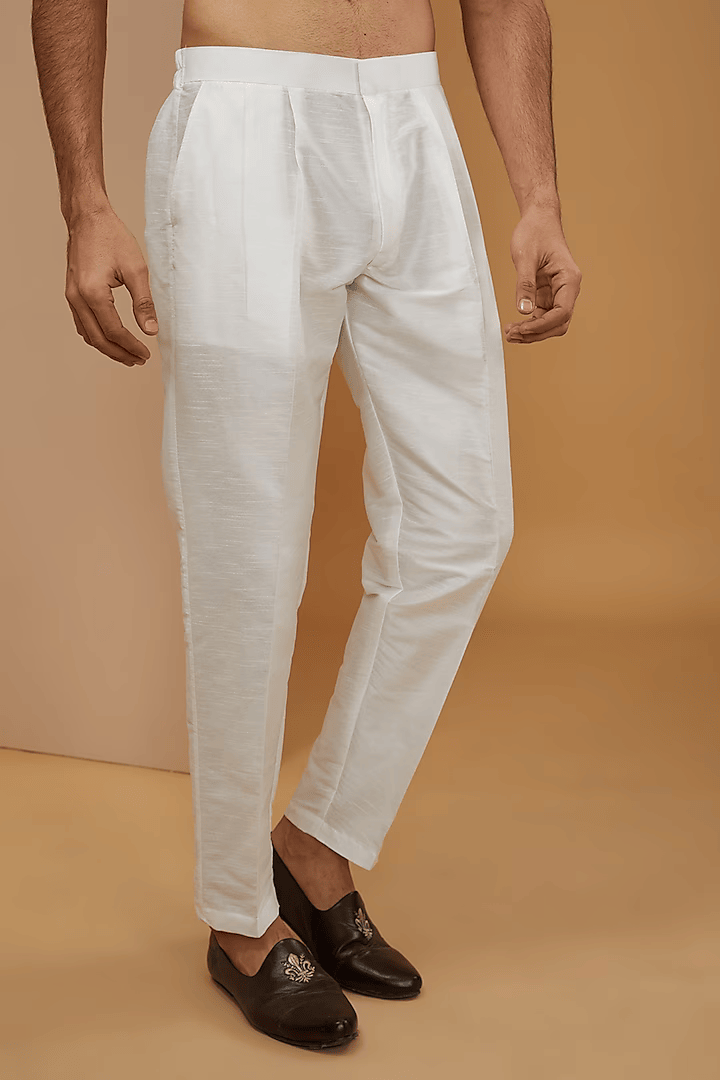 Lilac Ikat Printed Kurta Set