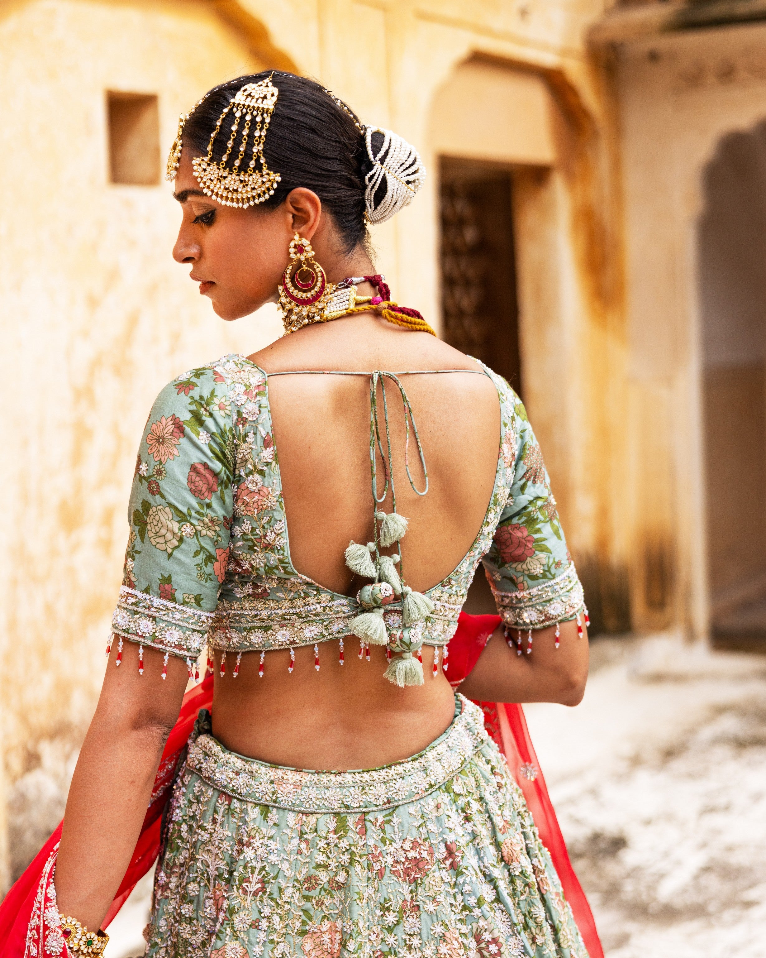 Radiant Vermilion Lehenga