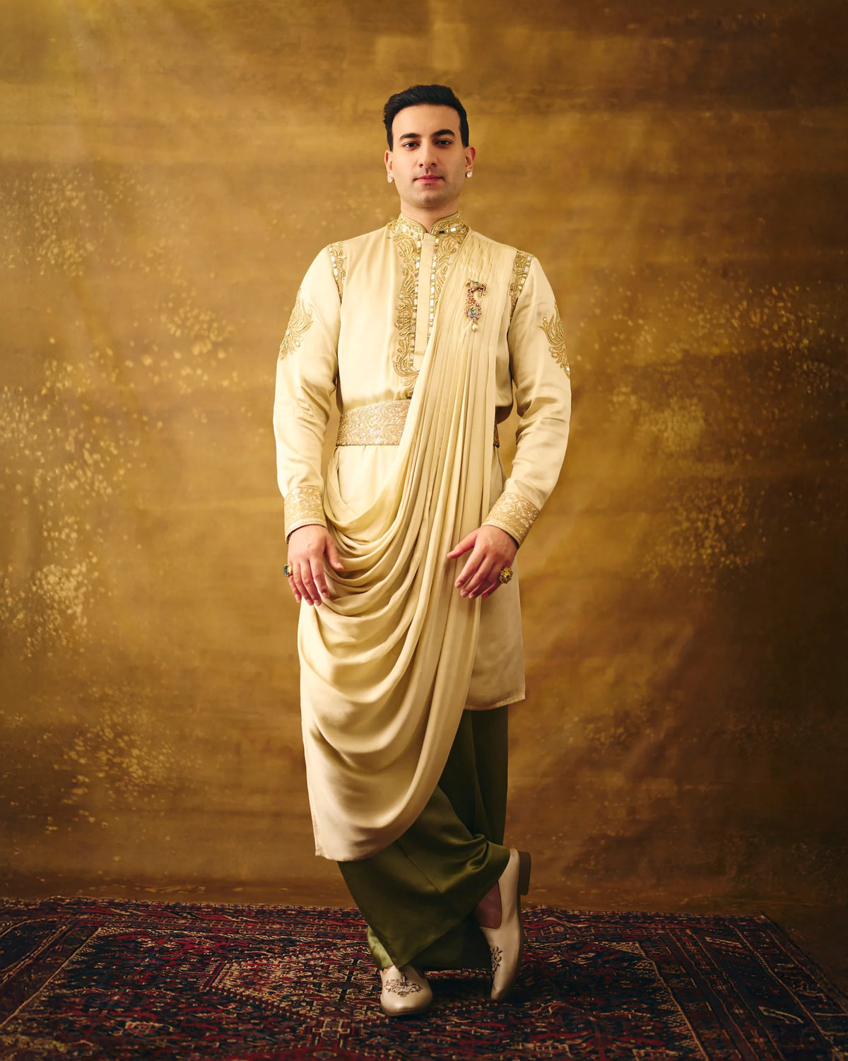 Rishab Rikhiram Sharma in Shiv Kurta Set