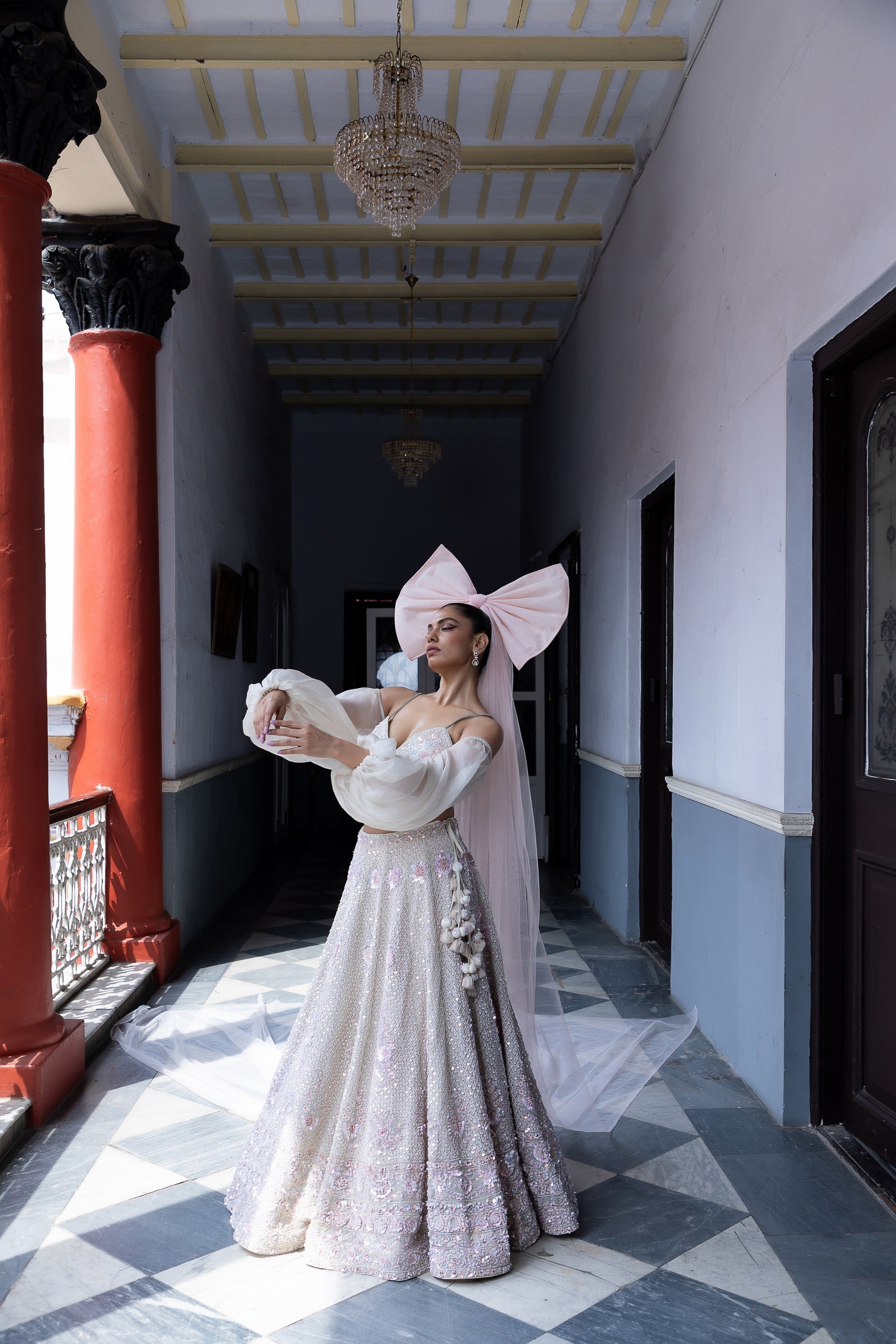 Rosé Enchantment Lehenga