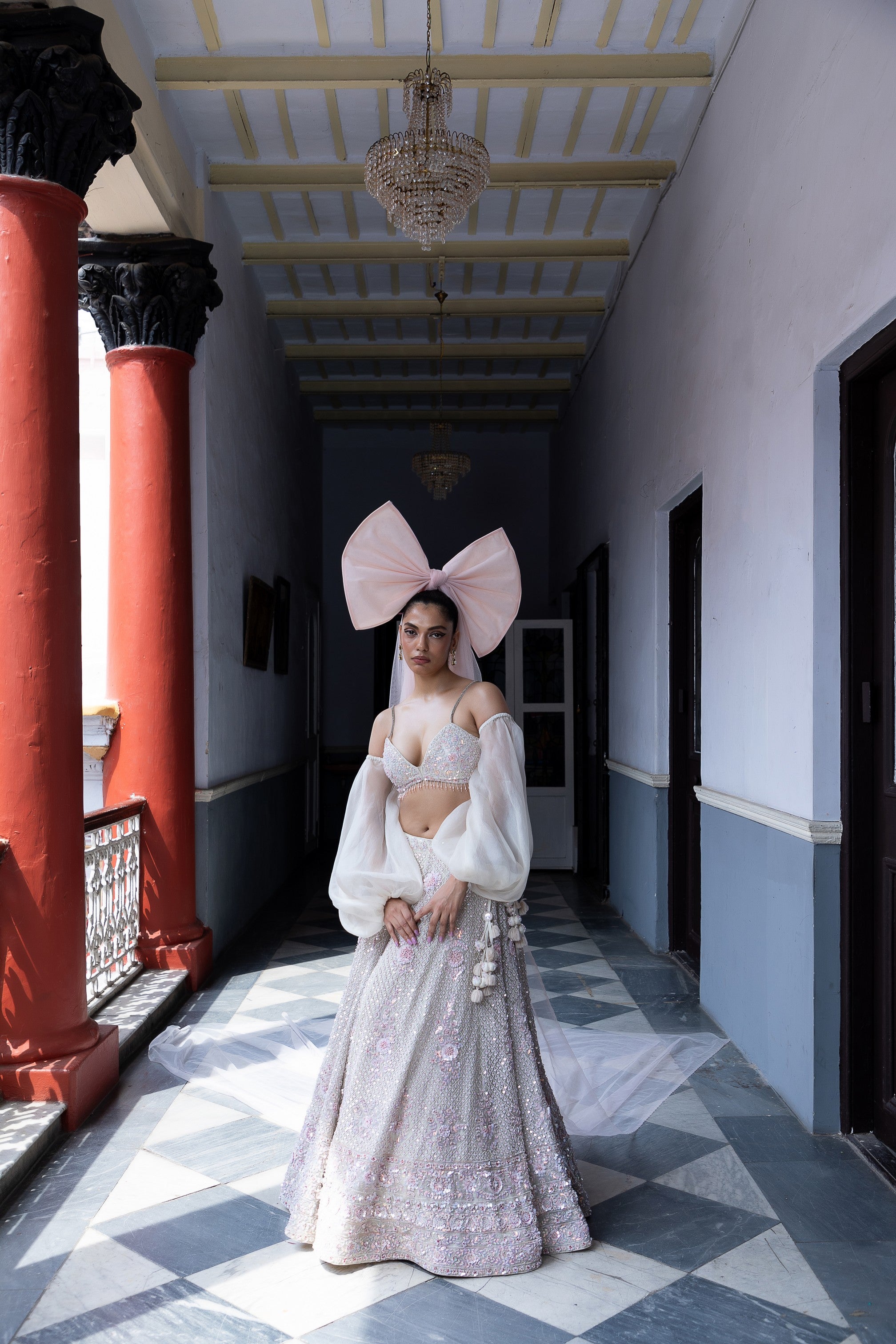 Rosé Enchantment Lehenga