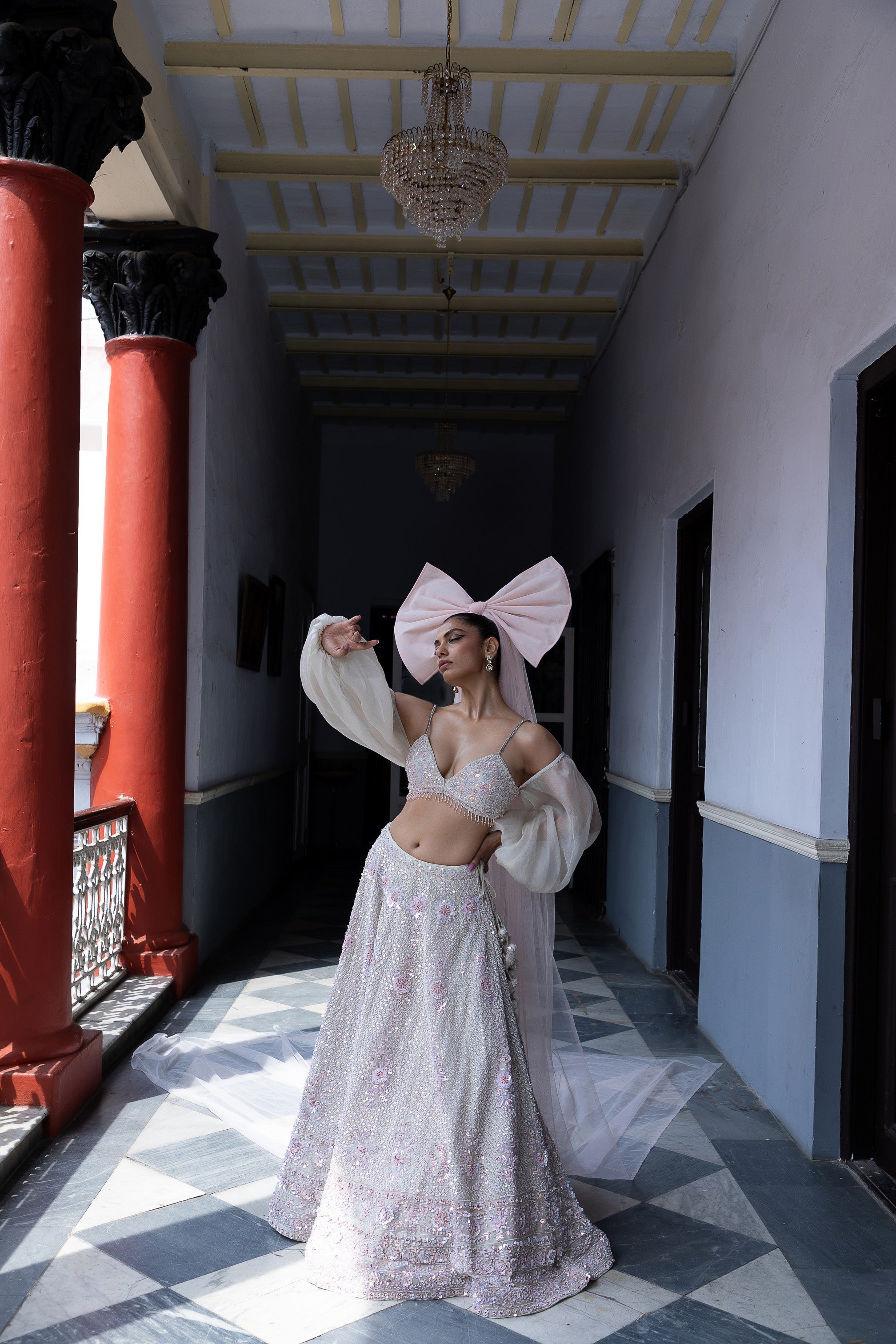 Rosé Enchantment Lehenga