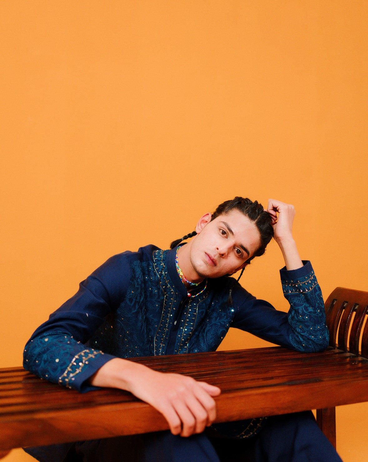 Indigo Kurta With Pants