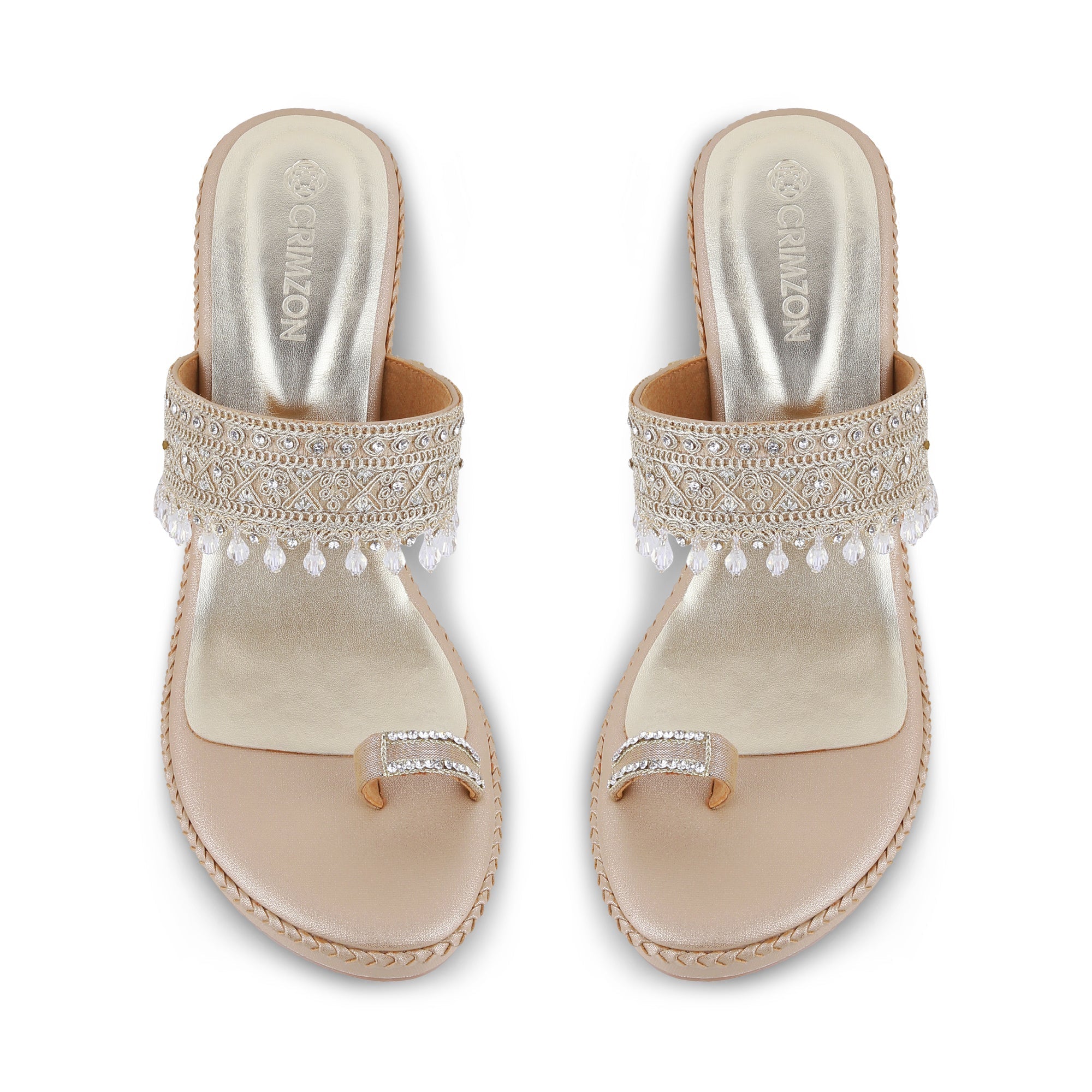 SUHANA- EMBELLISHED WEDGES