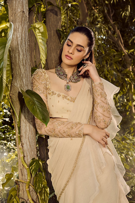 Serene Ruffle Saree