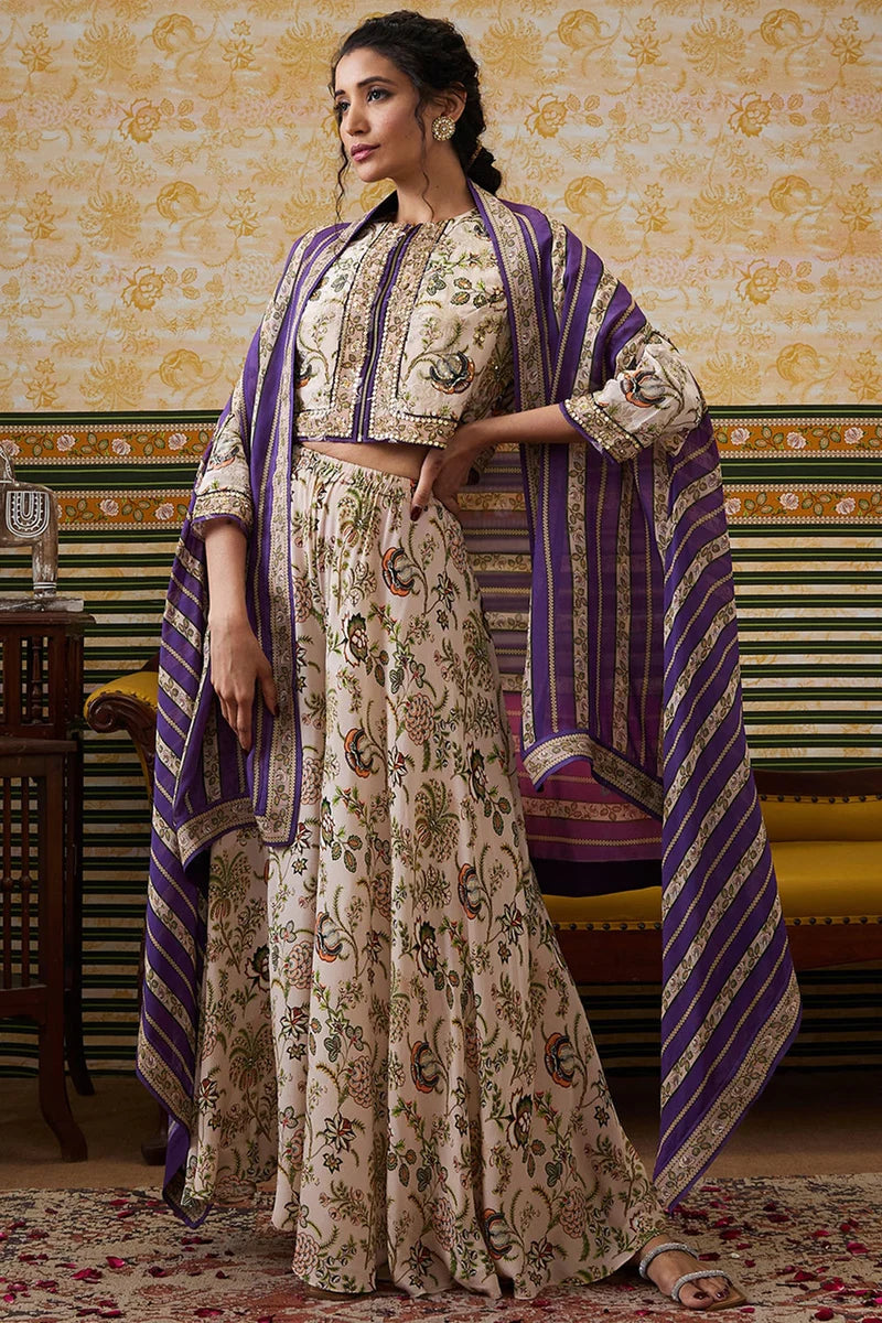 MEHR CO-ORD SET WITH CAPE