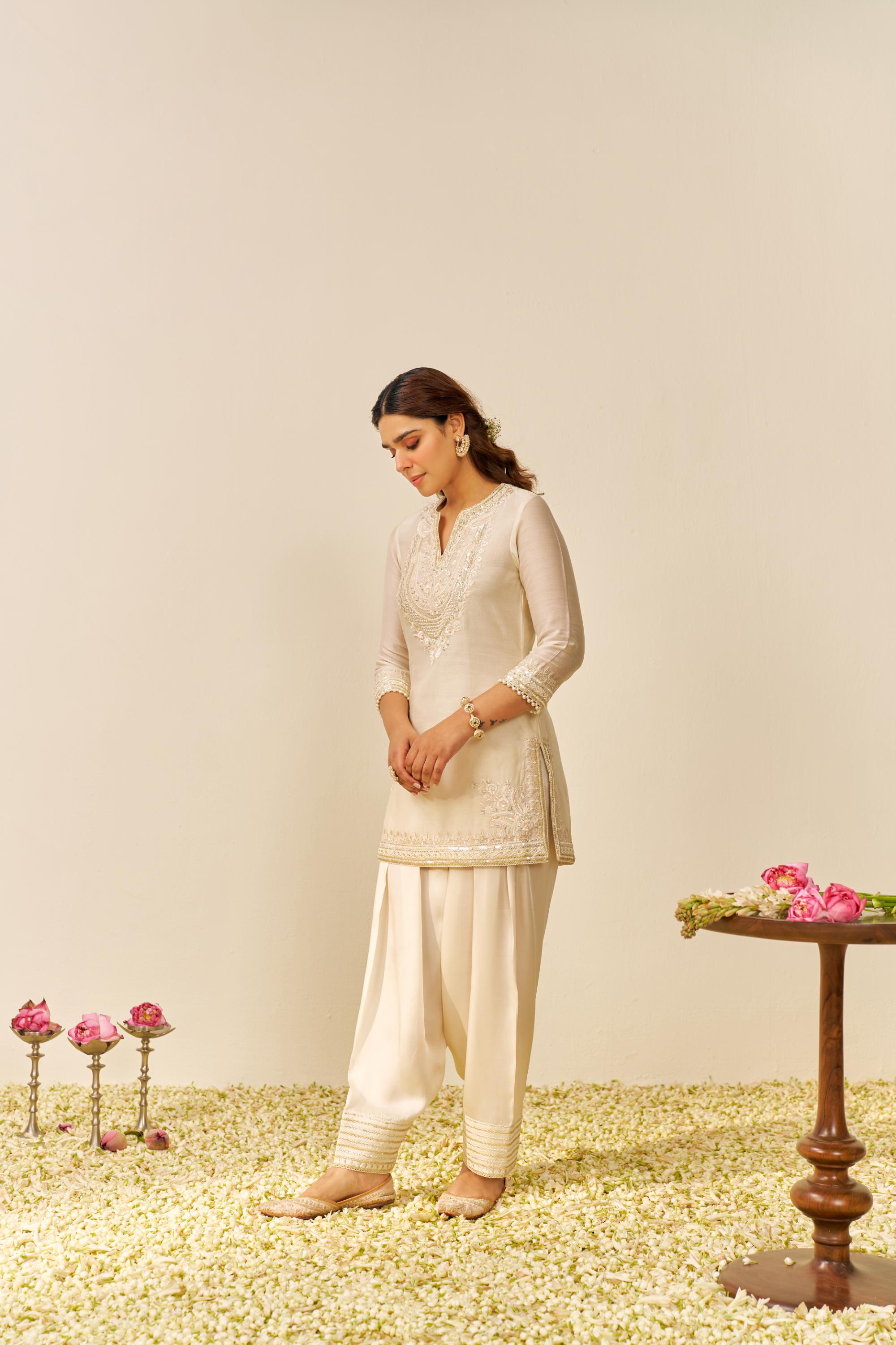 SARA - SHORT KURTA WITH SALWAR