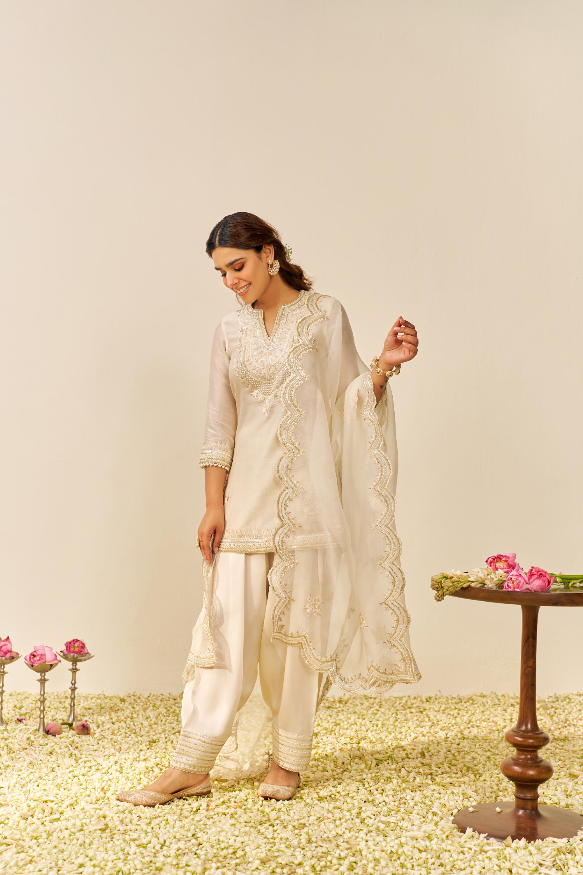 SARA - SHORT KURTA WITH SALWAR