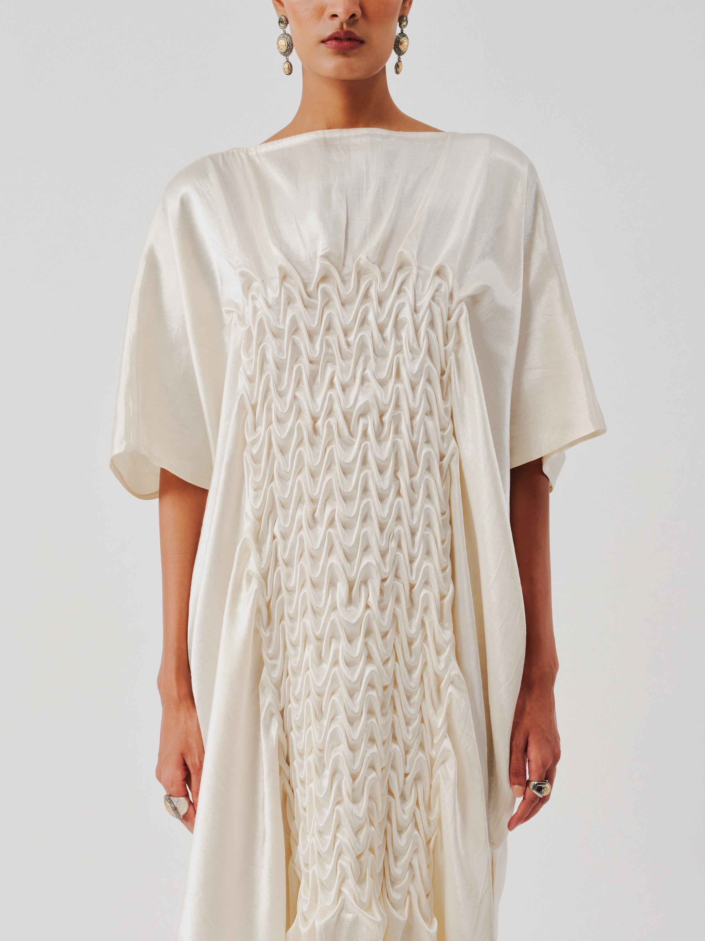 White Coral Dress
