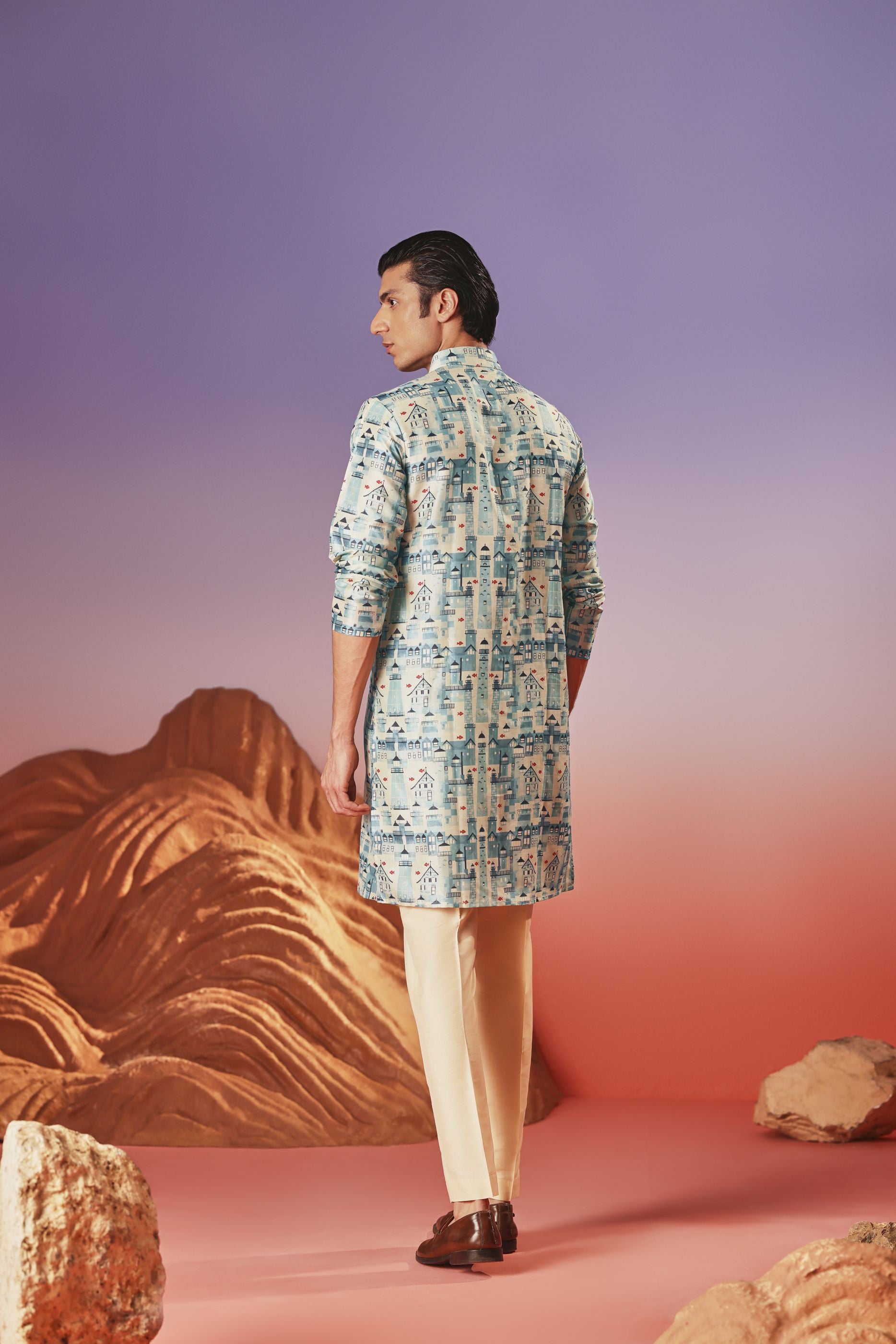 House by the sea - Silk Kurta