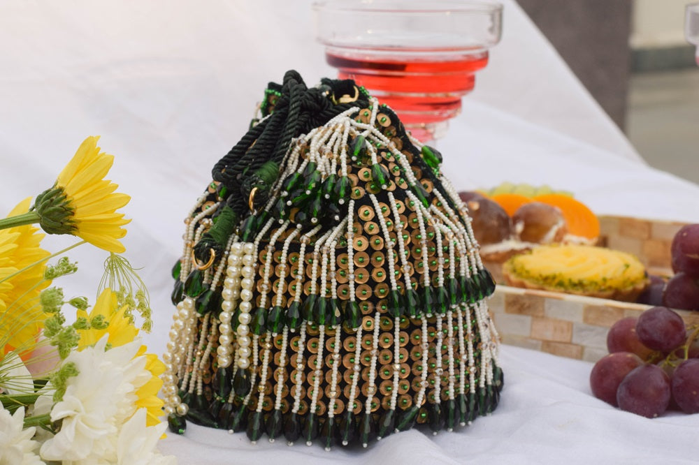 SHAYNA BUCKET BAG- GREEN