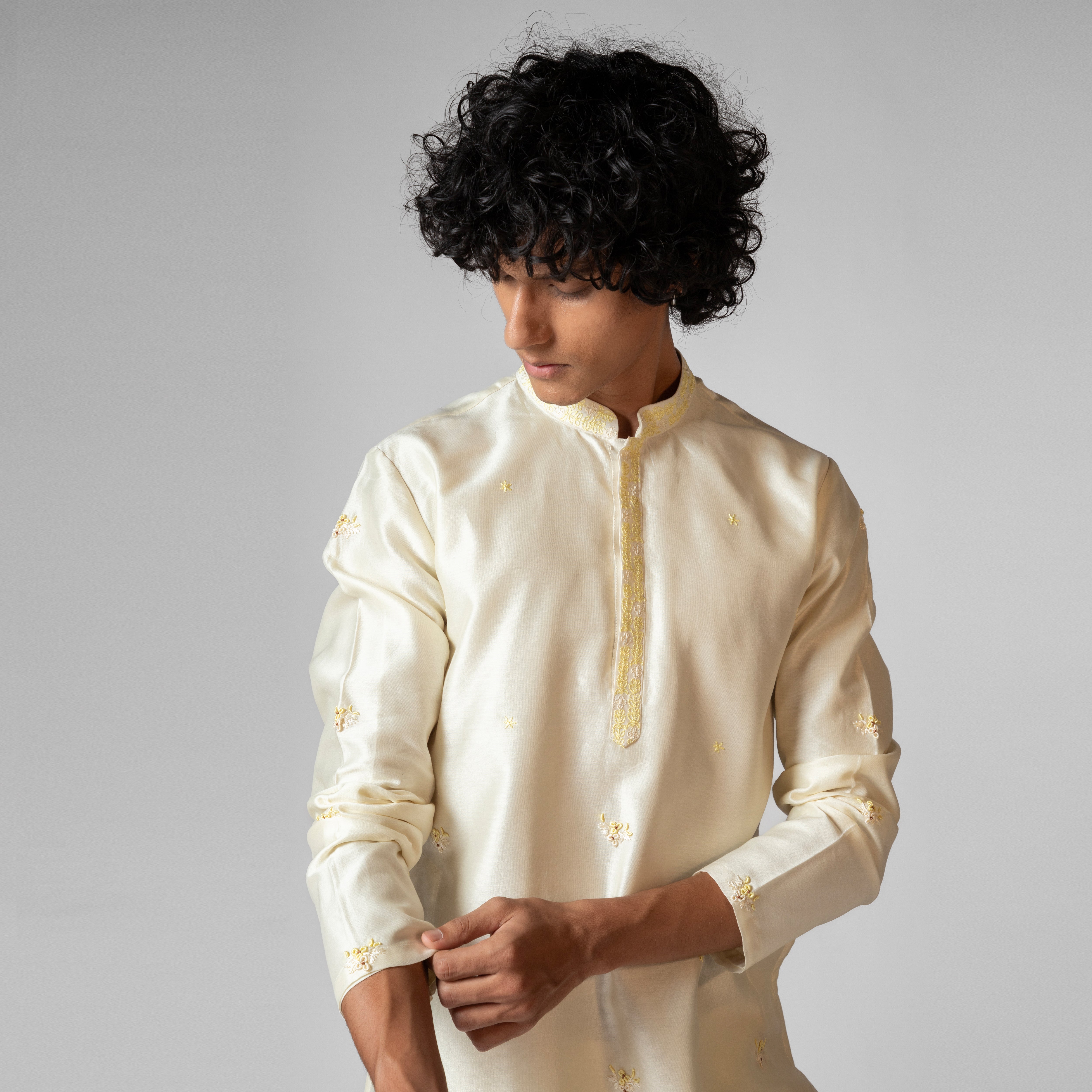 IVORY FLORAL Kurta set