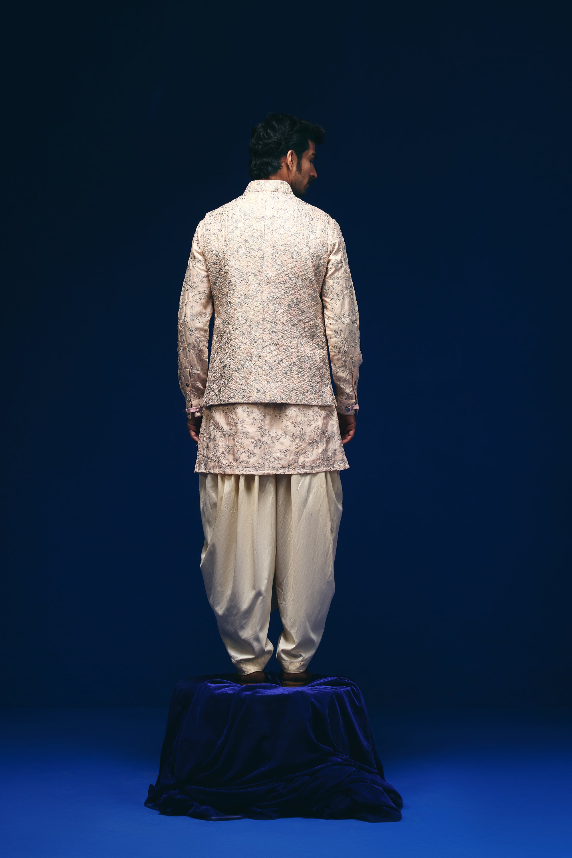 Camellia Nehru Jacket Set