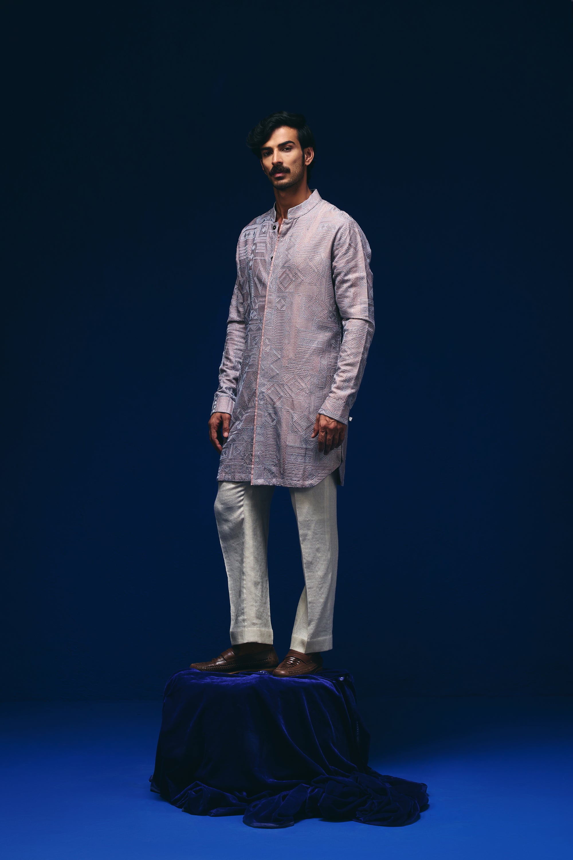 Jibaro Front Open Kurta Set