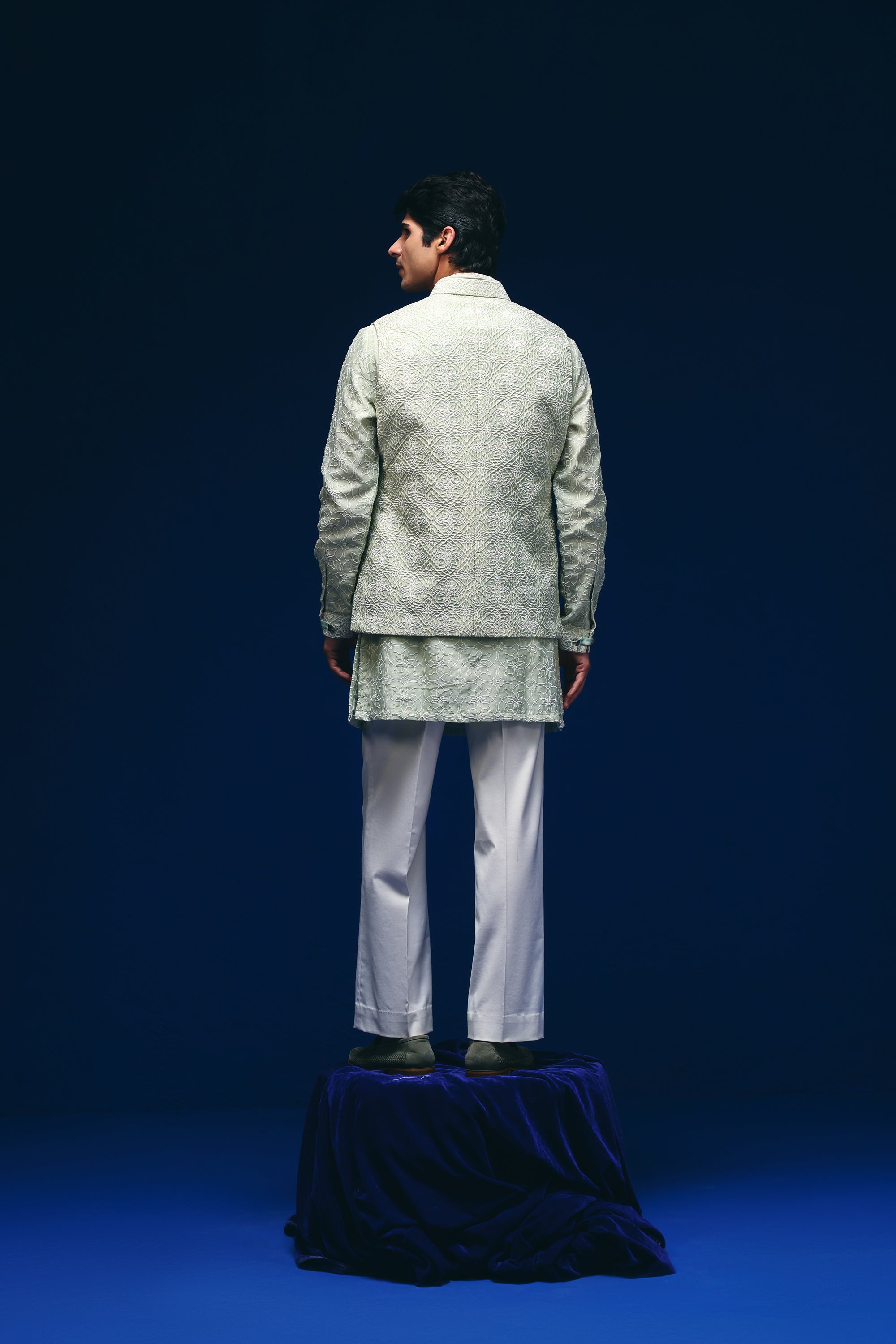 Spirograph Nehru Jacket Set