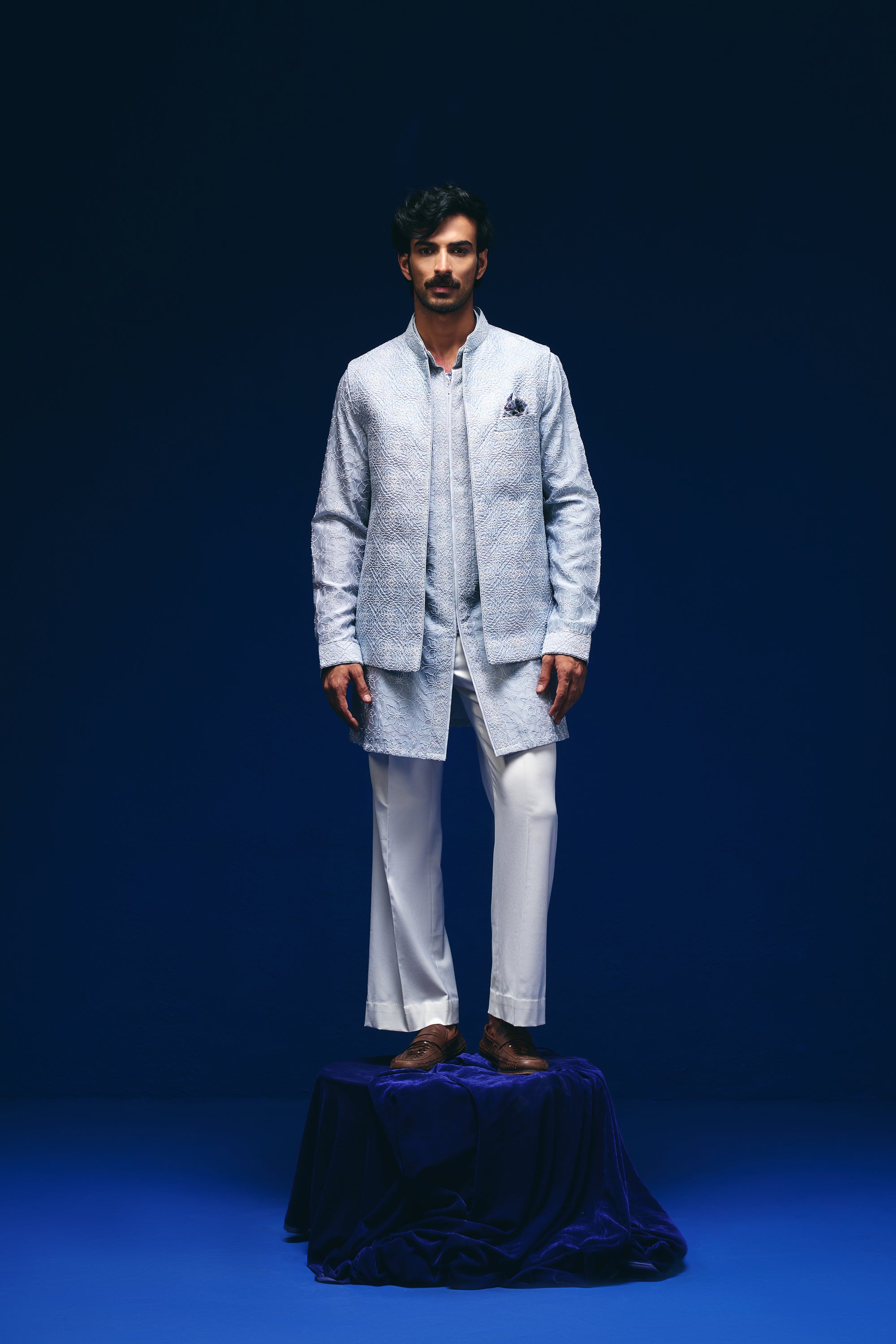 Spirograph Nehru Jacket Set