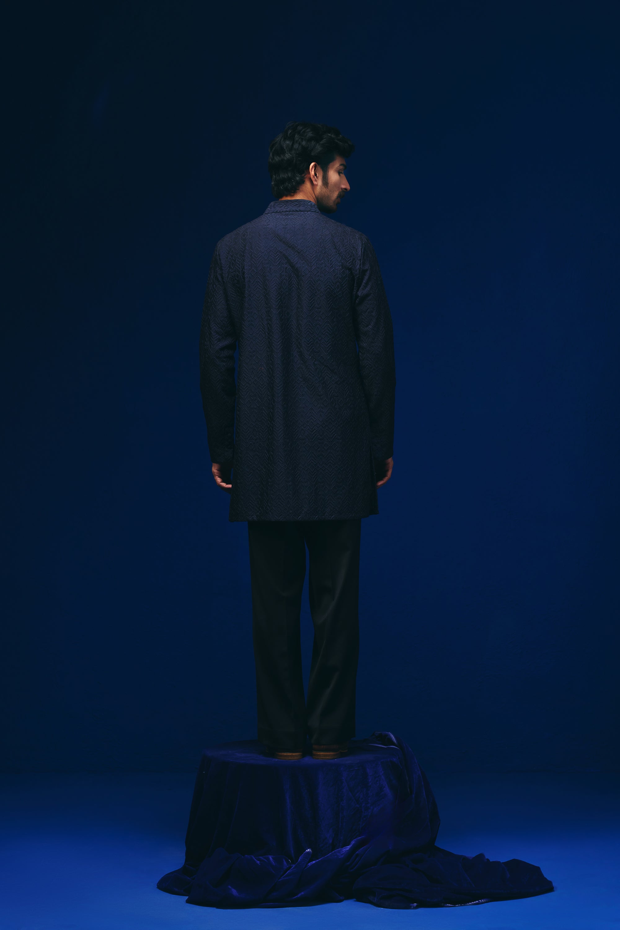 Tribal Knots Front Open Kurta