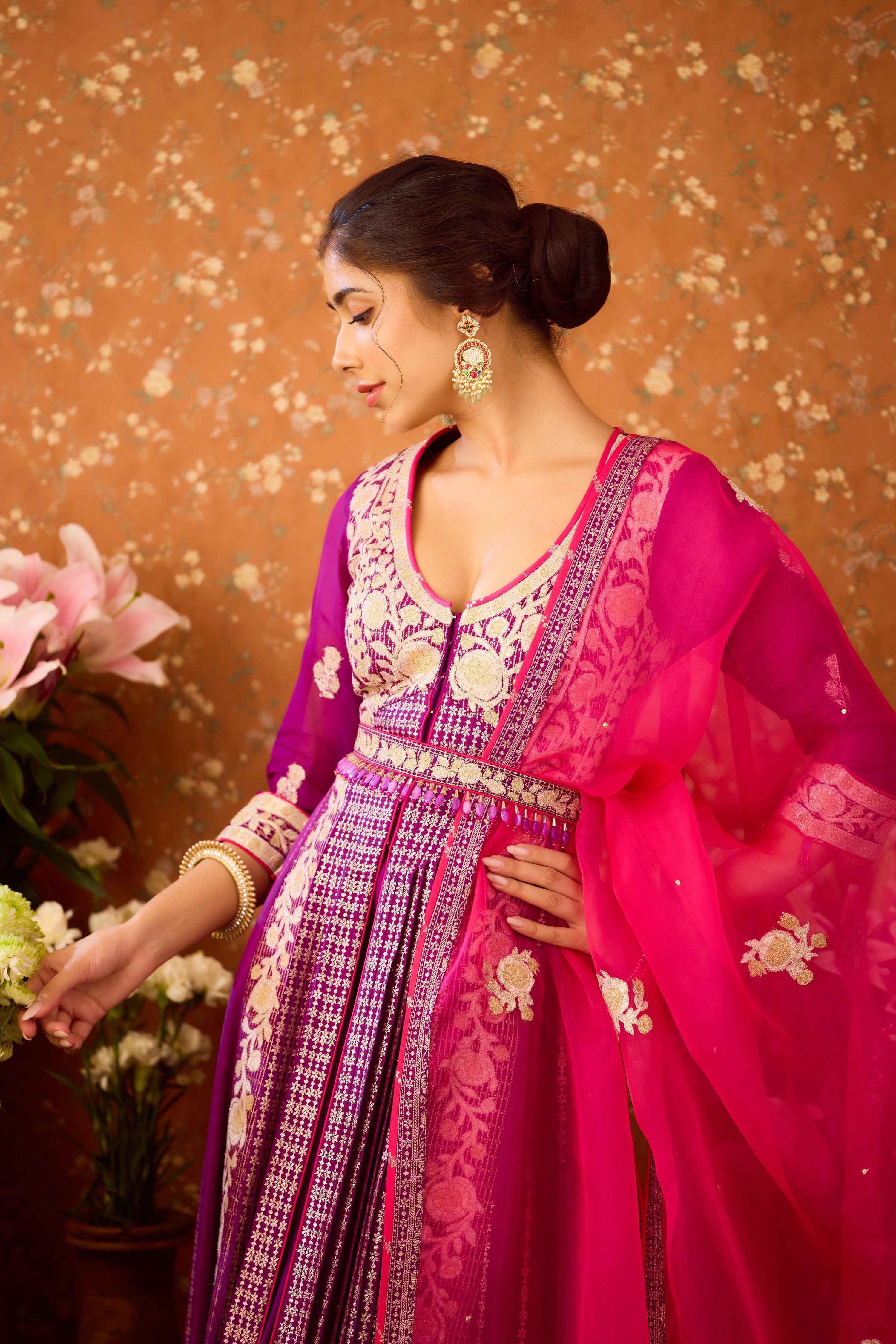 Imperial Purple Anarkali Suit