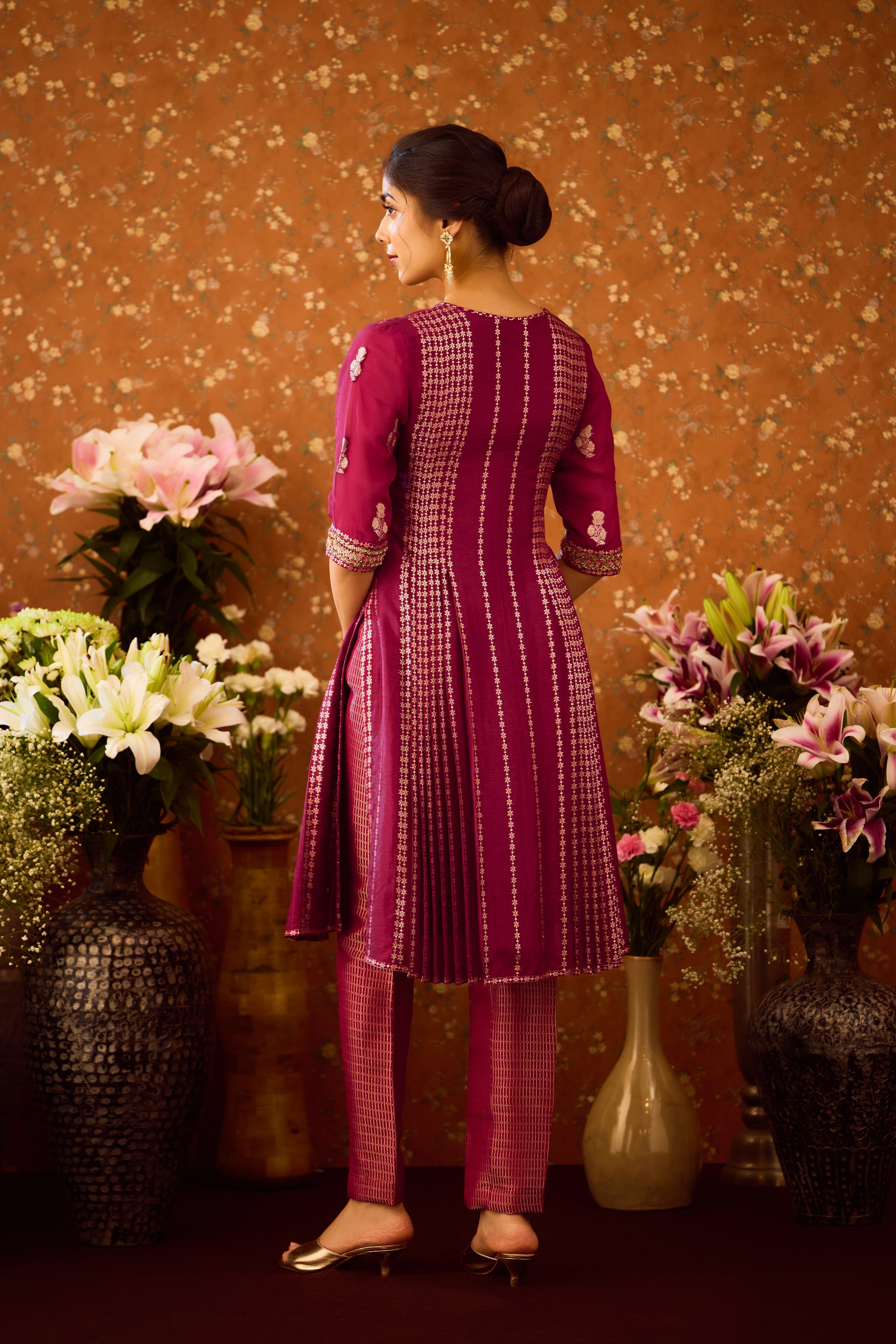 Raspberry Purple Kurta Set
