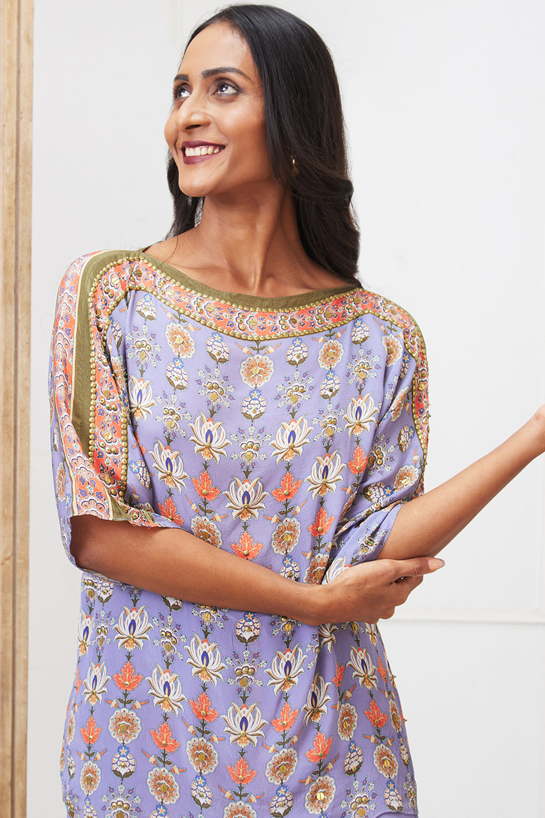 Tabriz Embroidered Co-ord set