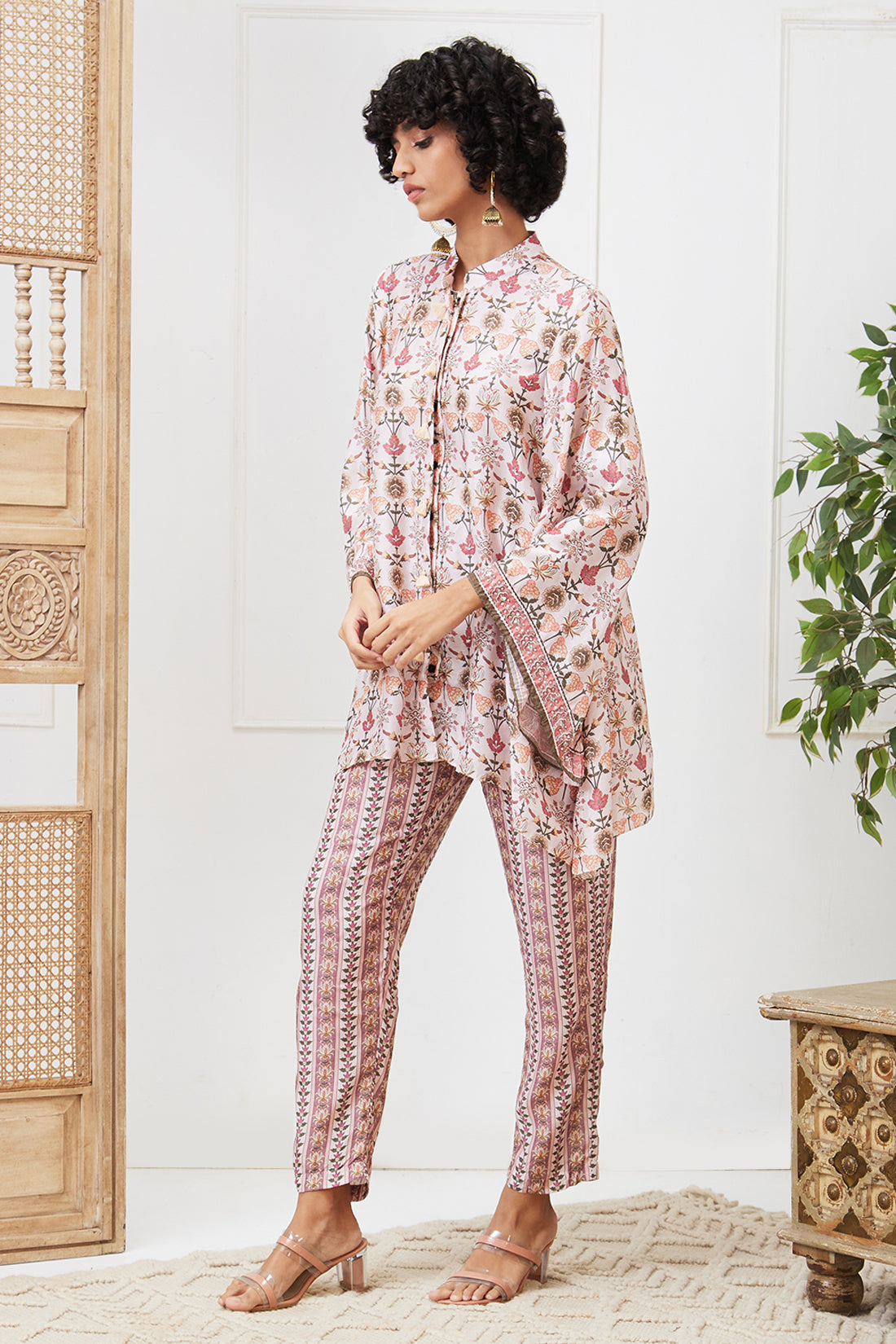 Tabriz Embroidered Co-ord set