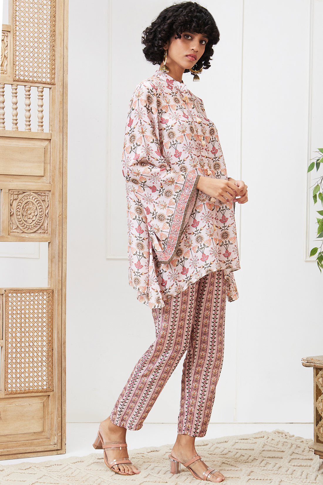 Tabriz Embroidered Co-ord set
