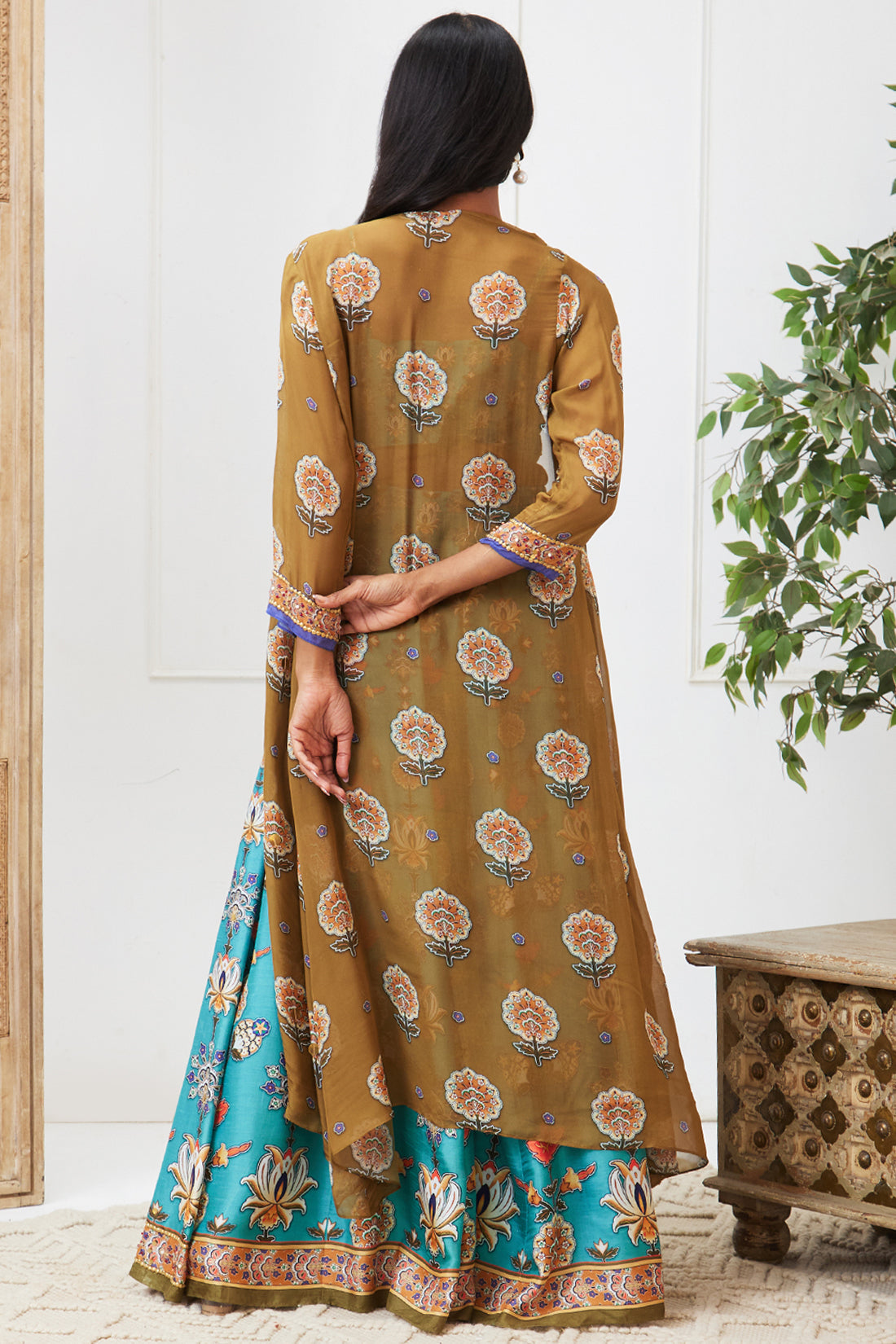 Tabriz Emnroidered Palazzo set