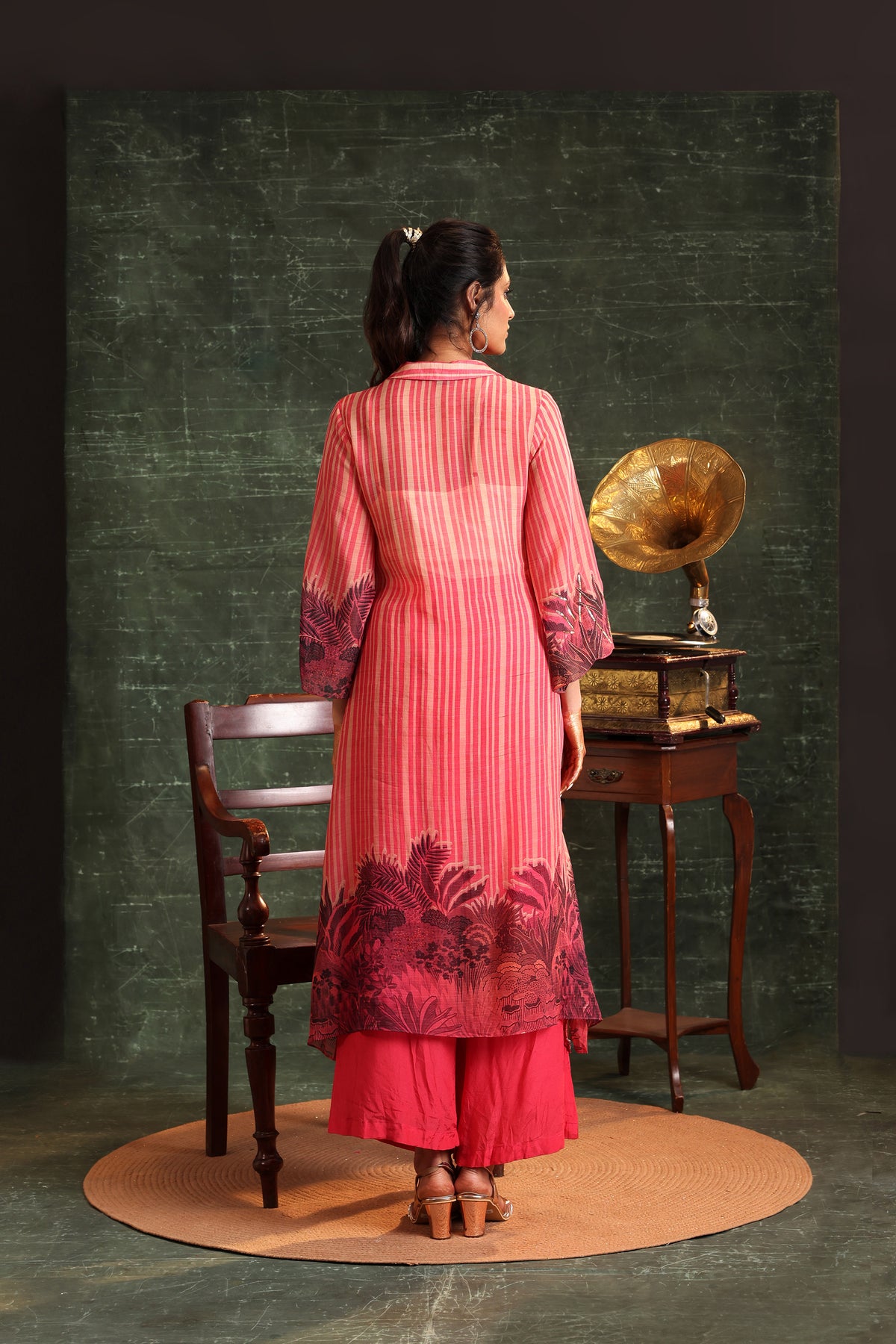 Kaira Embellished Shirt Kurta Set