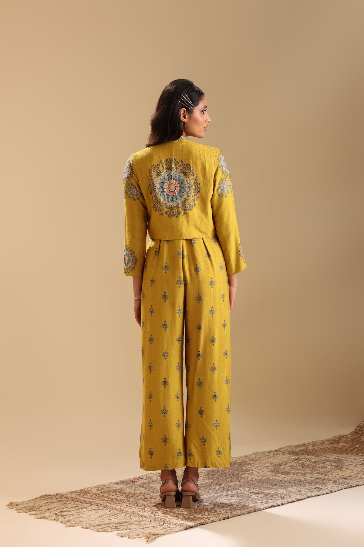 Eraya Embellished Jumpsuit Set