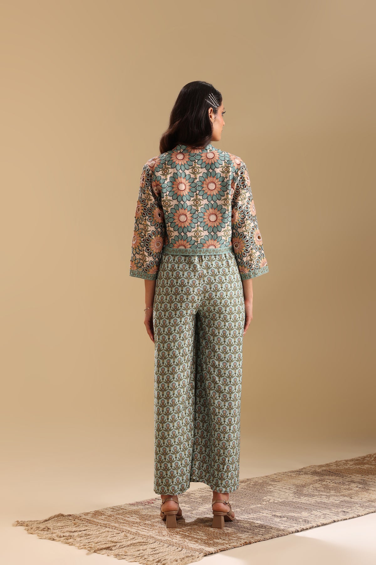 Eraya Embellished Jumpsuit Set