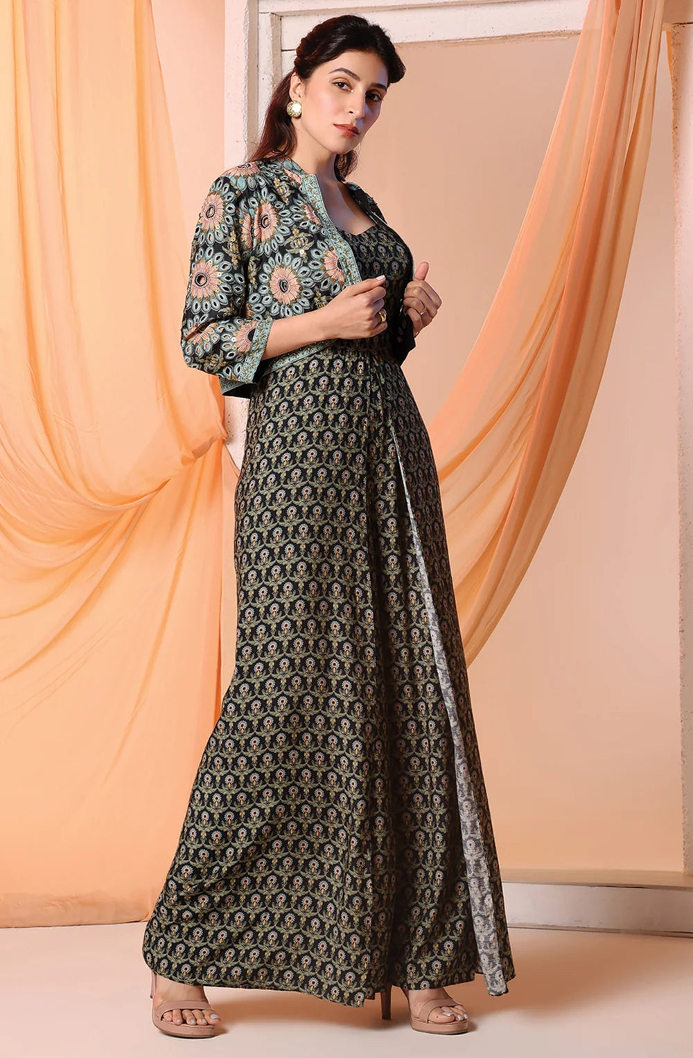Eraya Embellished Jumpsuit Set