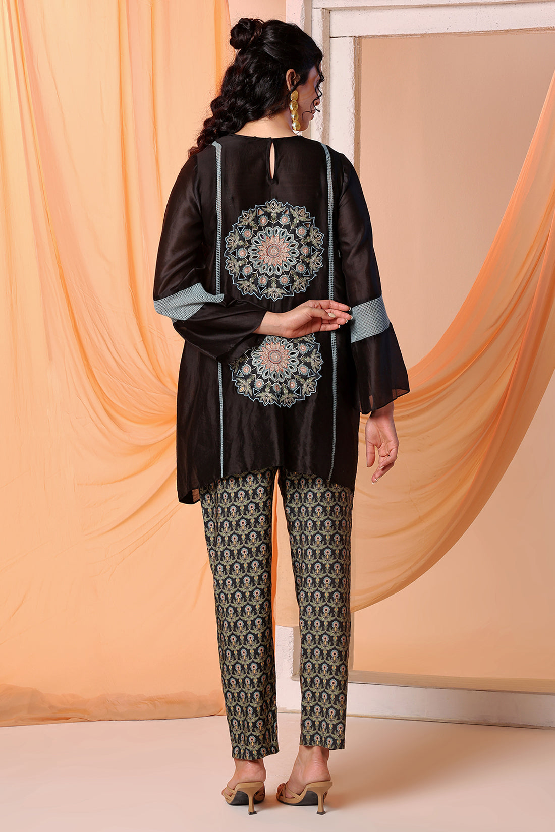 Eraya Applique Asymmetric Co-Ord Set